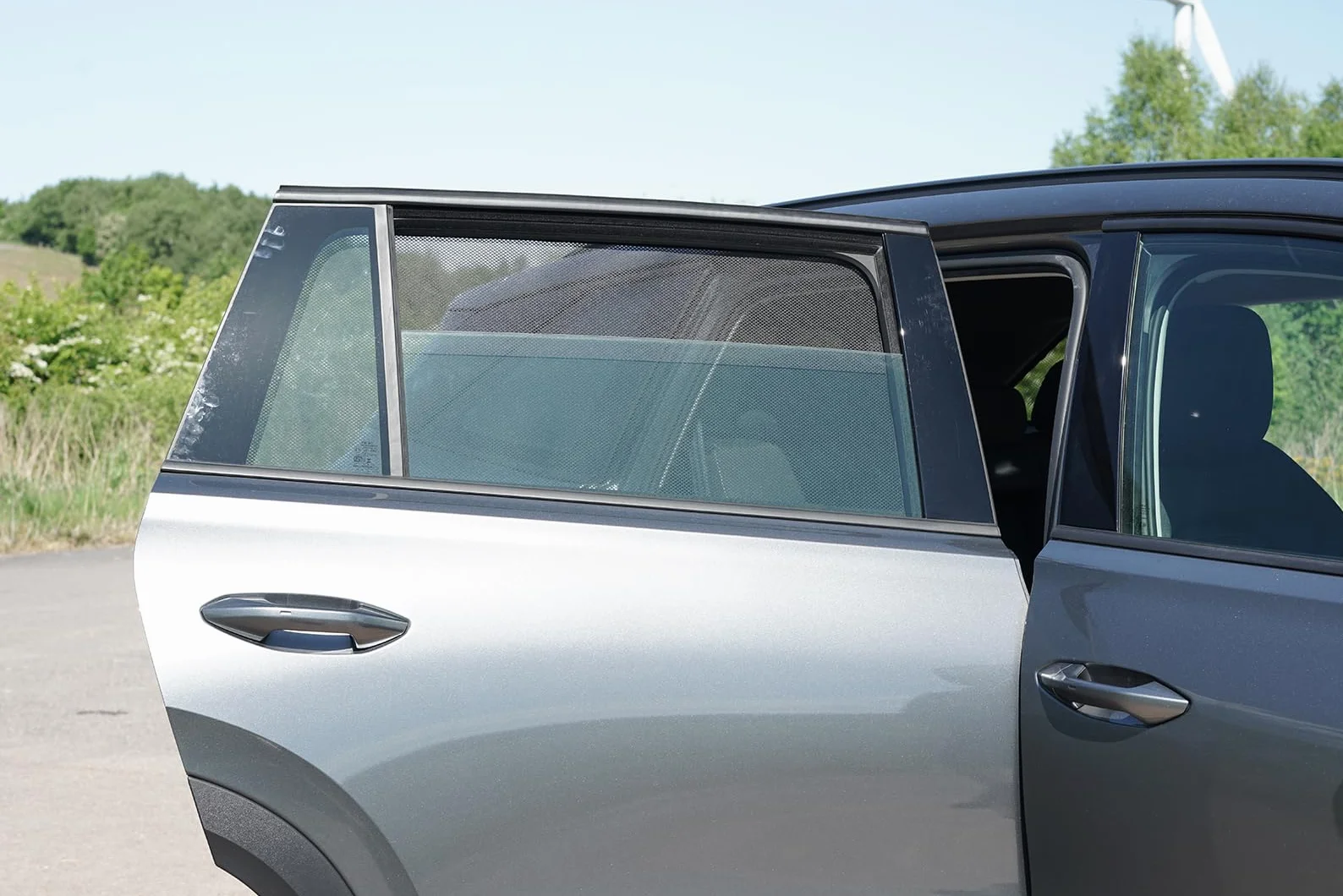 Juego de Car Shades Compatible con Skoda Kodiaq II (PS7) 2024- (6-Partes) cortinillas Parasol a Medida