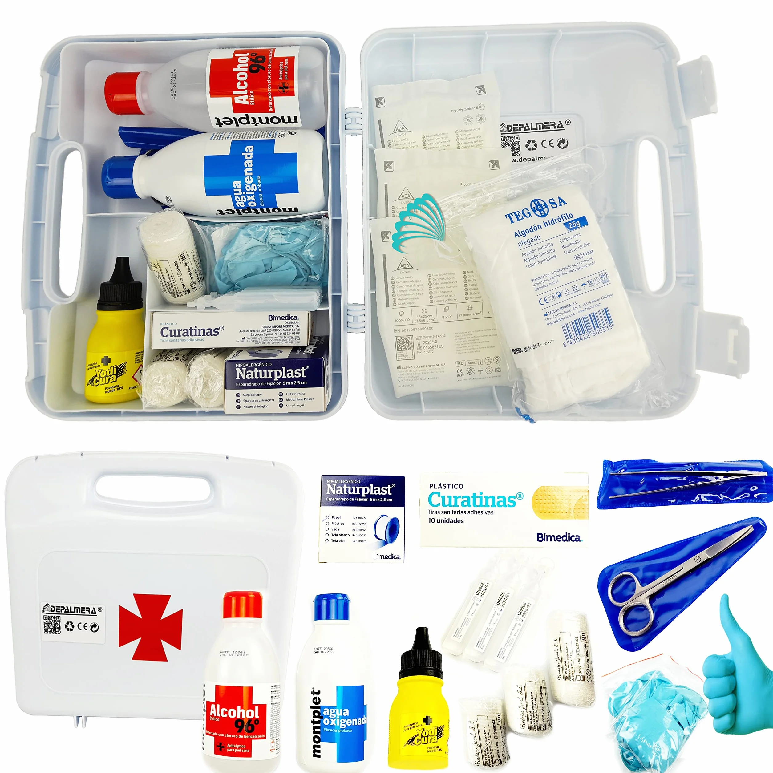 Pharma Botiquin Primeros Auxilios Emergencia Maletin Completo Homologado para Autocares Ambulancias
