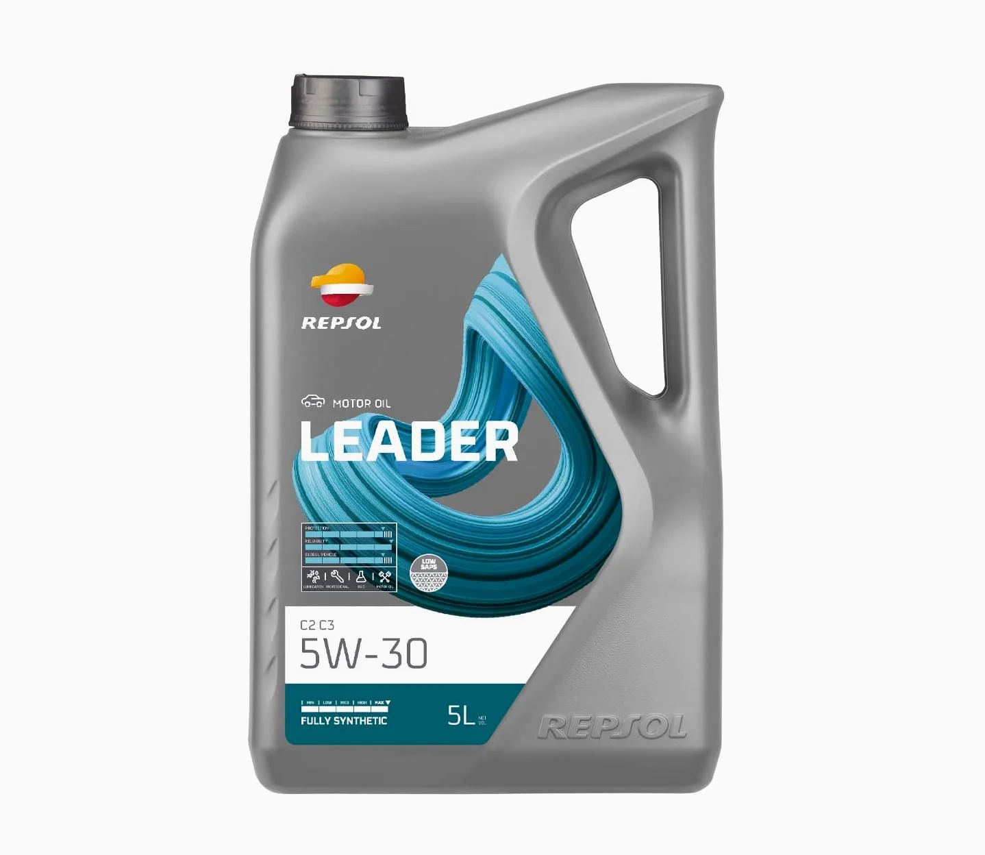 REPSOL Aceite de motor 5W-30 Leader aceite ACEA C2 ACEA C3 API SN API CF C2 C3 5L Compatible con OPEL Corsa C Hatchback X01 Astra G CC T98 Astra G Caravan T98 Zafira A Monovolumen T98 Astra F CC T92