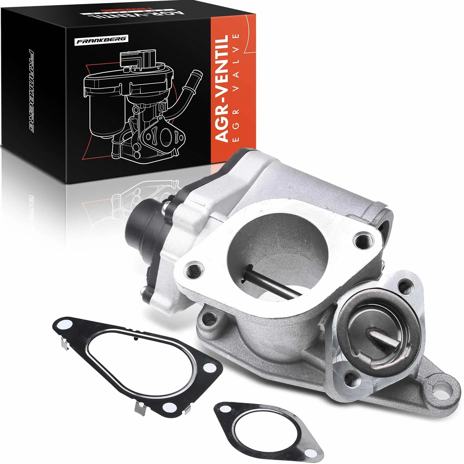 Frankberg Válvula EGR Compatible con Megan.e II BM0/1 CM0/1 1.9 dCi Laguna II Grandtour KG0/1 1.9 dCi Laguna II BG0/1 1.9 dCi Grand Vitara II JT TD TE 1.9 DDiS AWD Scénic II JM0/1 1.9 dCi 8200507299