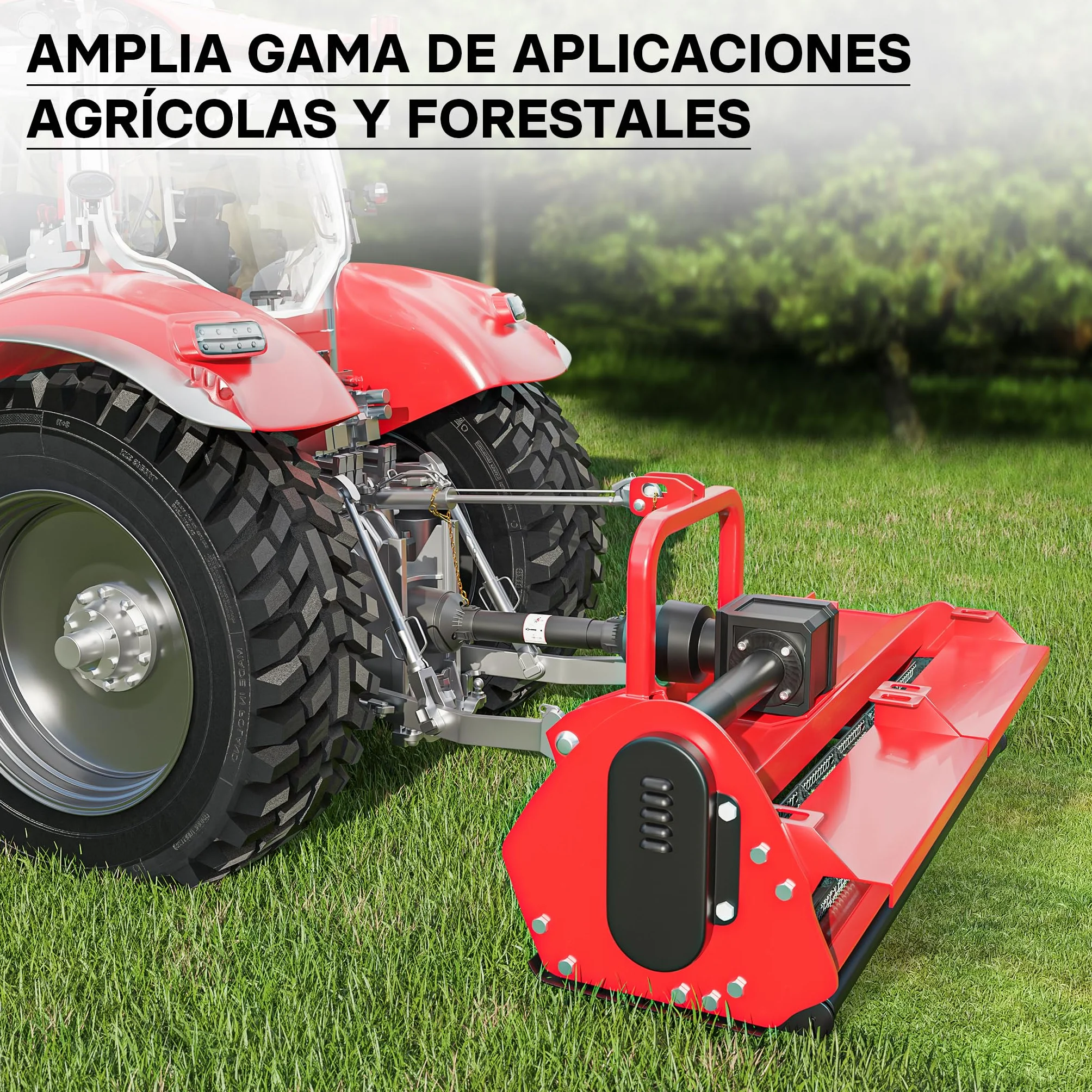 WilTec Toma de Fuerza T4 Eje transmisión cardán 850-935mm 460Nm 540rpm PTO 40kW 55CV 2X 1 3/8" 6 Dientes