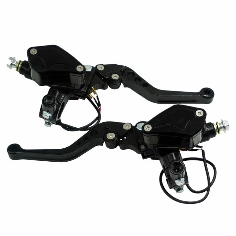 Accesorios De Moto Arce | Freno de hoja Bomba superior Embrague Bomba de freno hidráulico Conjunto Manillar for vehículo todoterreno Universal