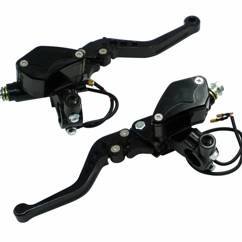 Accesorios De Moto Arce | Freno de hoja Bomba superior Embrague Bomba de freno hidráulico Conjunto Manillar for vehículo todoterreno Universal