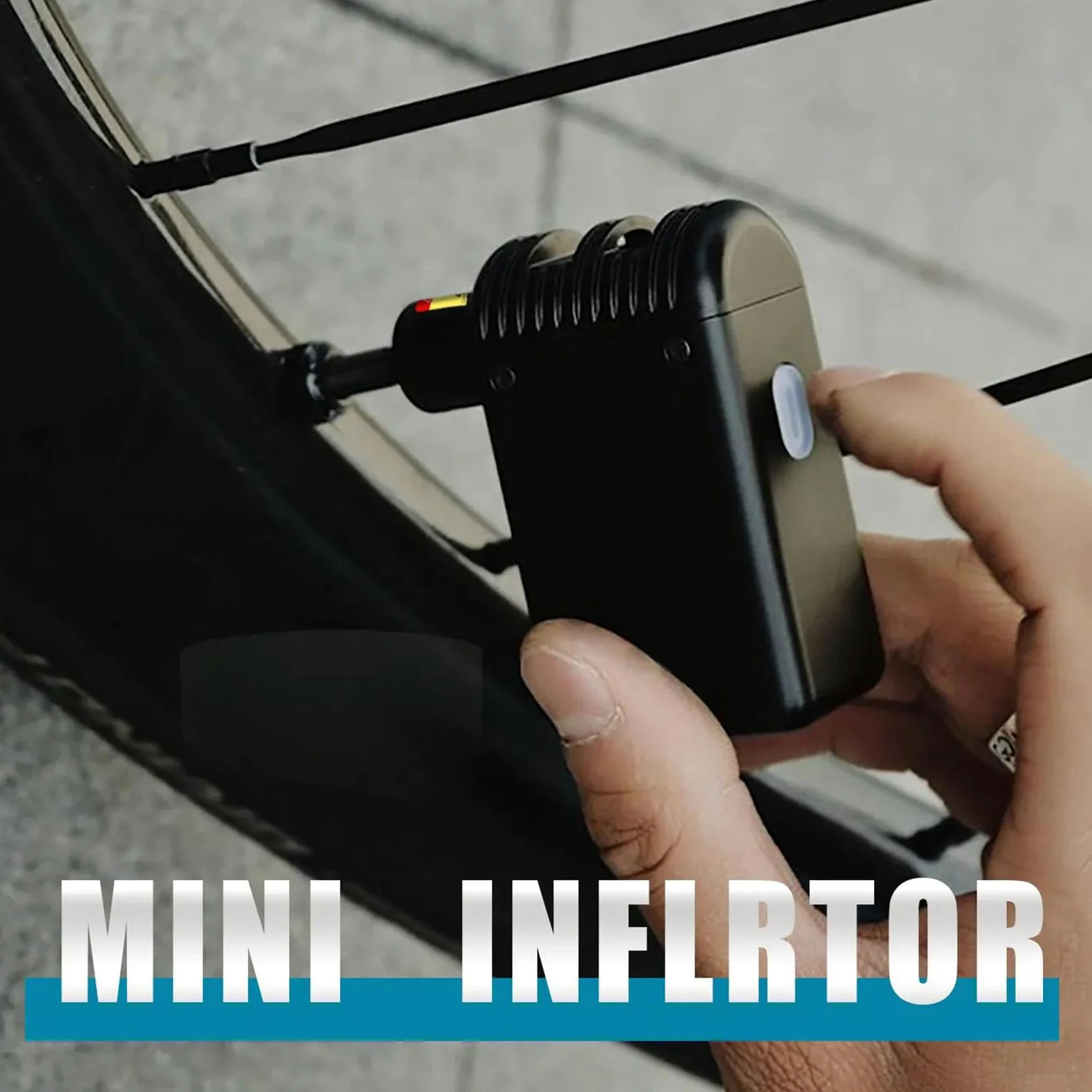 Inflador para Neumáticos de Bicicleta Compresor Eléctrico Miniaturizado | Bomba de Aire Compacta para Ruedas para Balones Bicicleta Moto Viaje