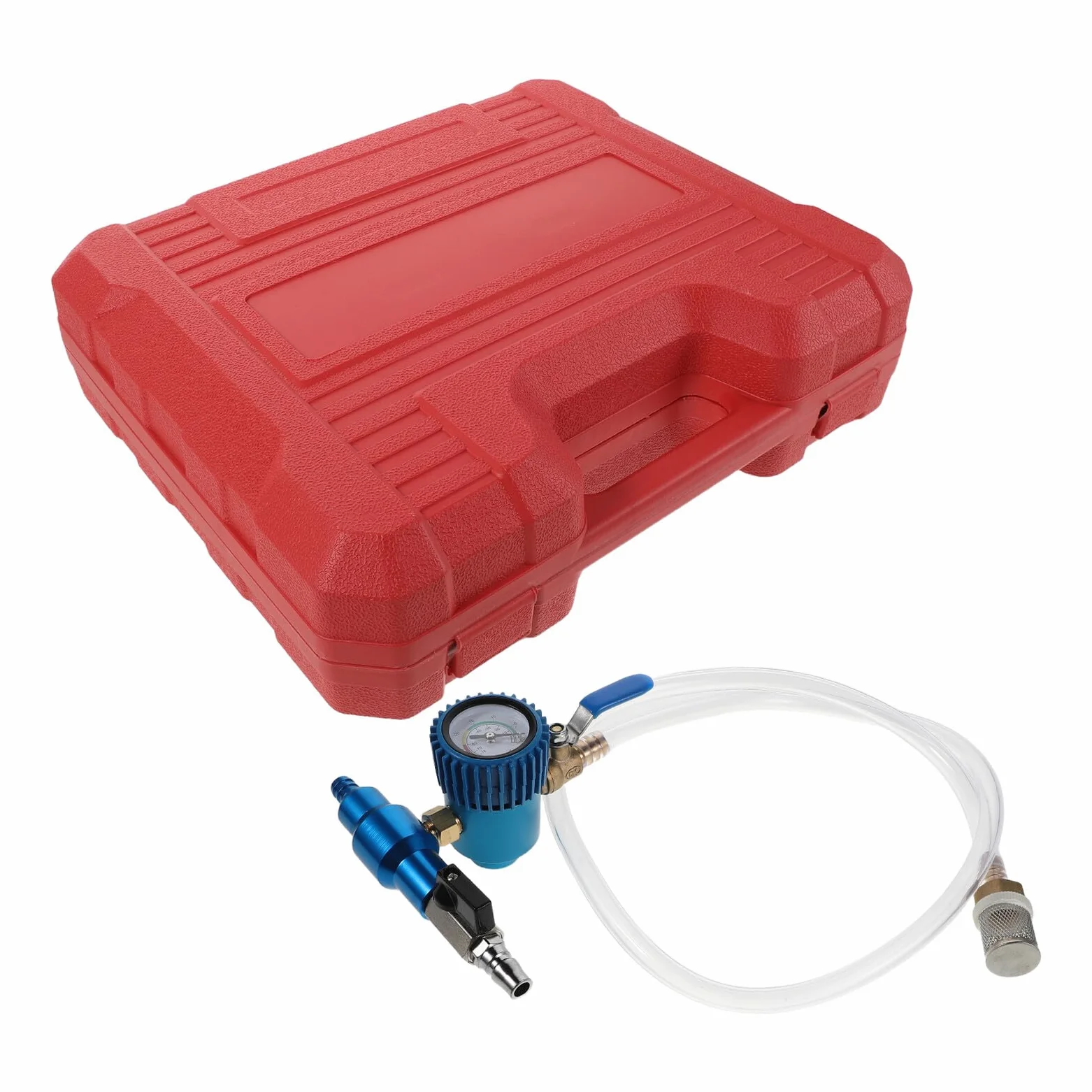 ORFOFE Máquina Llenadora de Anticongelante para Coche Kit de Llenado de Refrigerante Diseño Antiderrames Herramienta de Vacío de Refrigerante para Reemplazar el Líquido sin Derrames