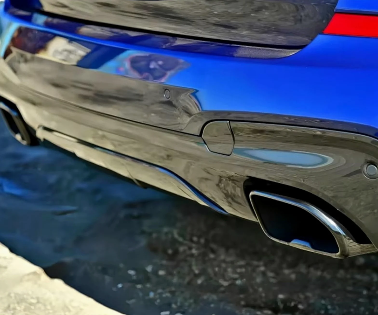 Tubo Cola Coche 2018-2021 Para X3 Para X4 Tubo De Escape G02 G08 Silenciador Puerto Cuadrado Cabezal Cuadrada Escape Modificación(Silver)