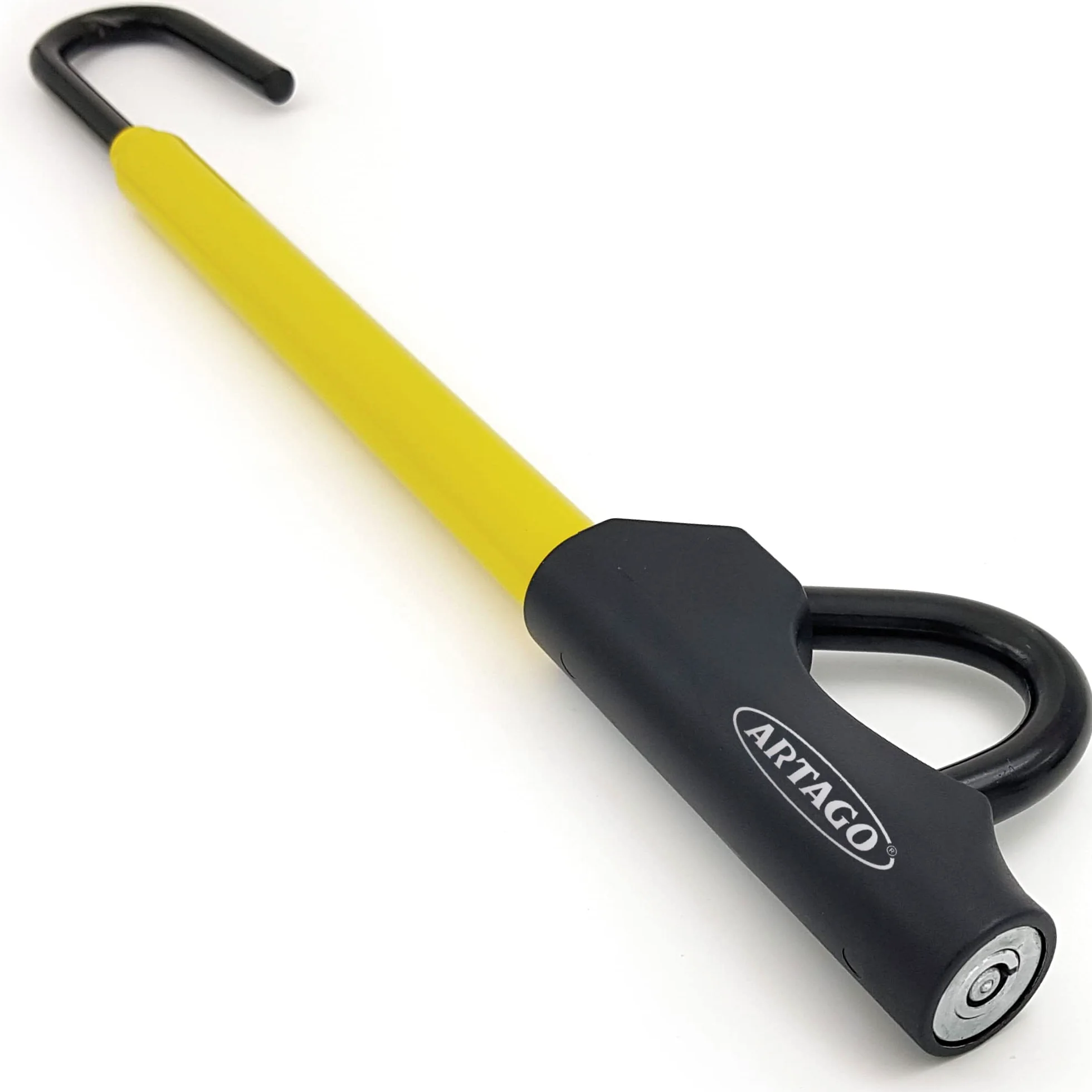 ARTAGO 871 Antirrobo Coche, Alta Gama, La Barra Bloqueo Volante Pedal Más Segura y Visible, Exclusivo Ajuste Rosca Más Preciso, Cepo Coche Universal SUV Furgoneta Autocaravana