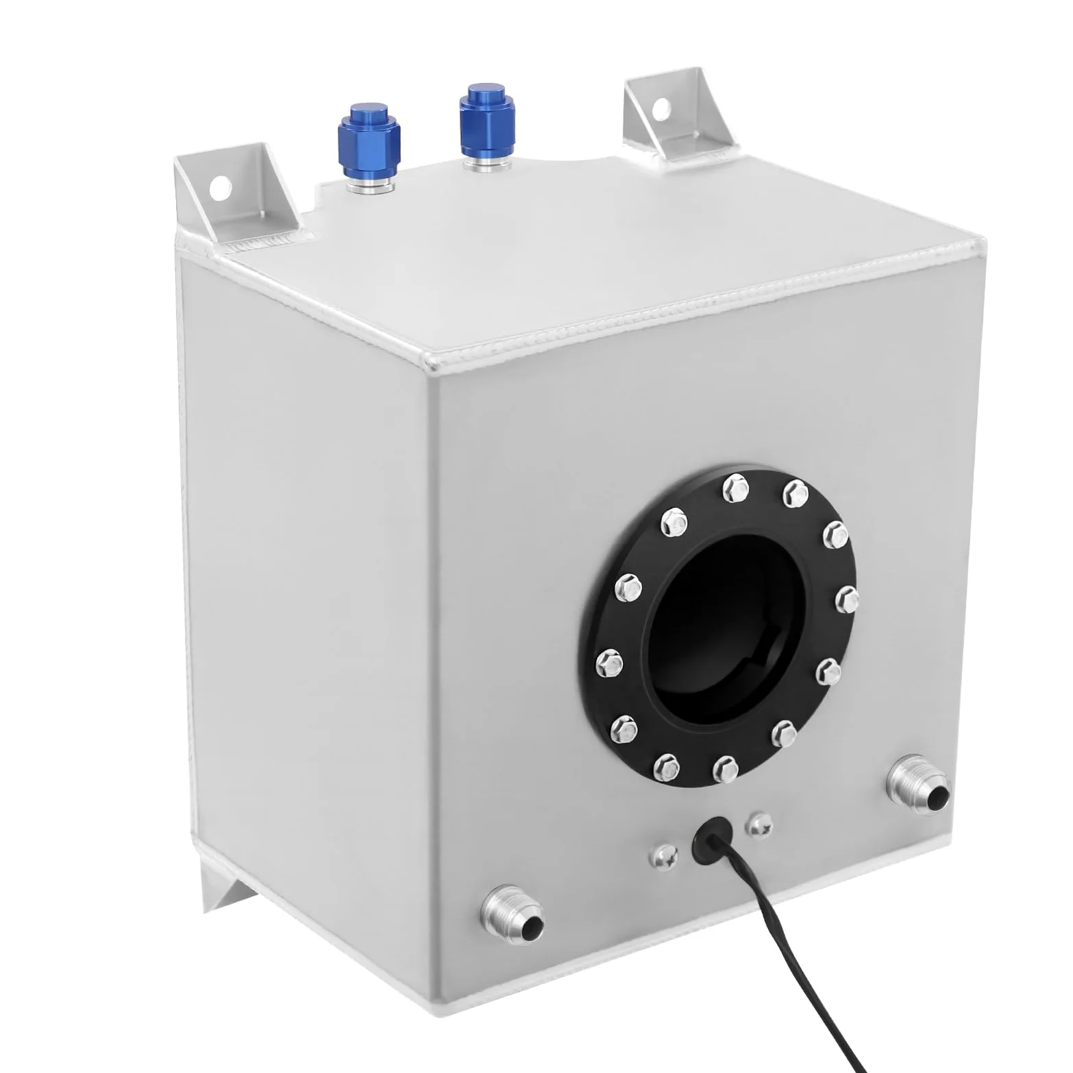 Depósito de combustible de 20 L, de aluminio, con sensor de nivel de aceite, capacidad de depósito de gasolina para automóviles, camiones y todoterrenos