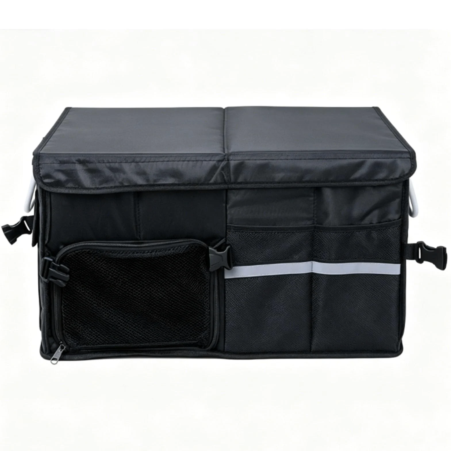 Organizador de Maletero de Coche, Organizador de Maletero de Gran Capacidad de 55 L para Camioneta SUV Sedan, Caja de Almacenamiento Plegable de Tela Oxford 600D Impermeable