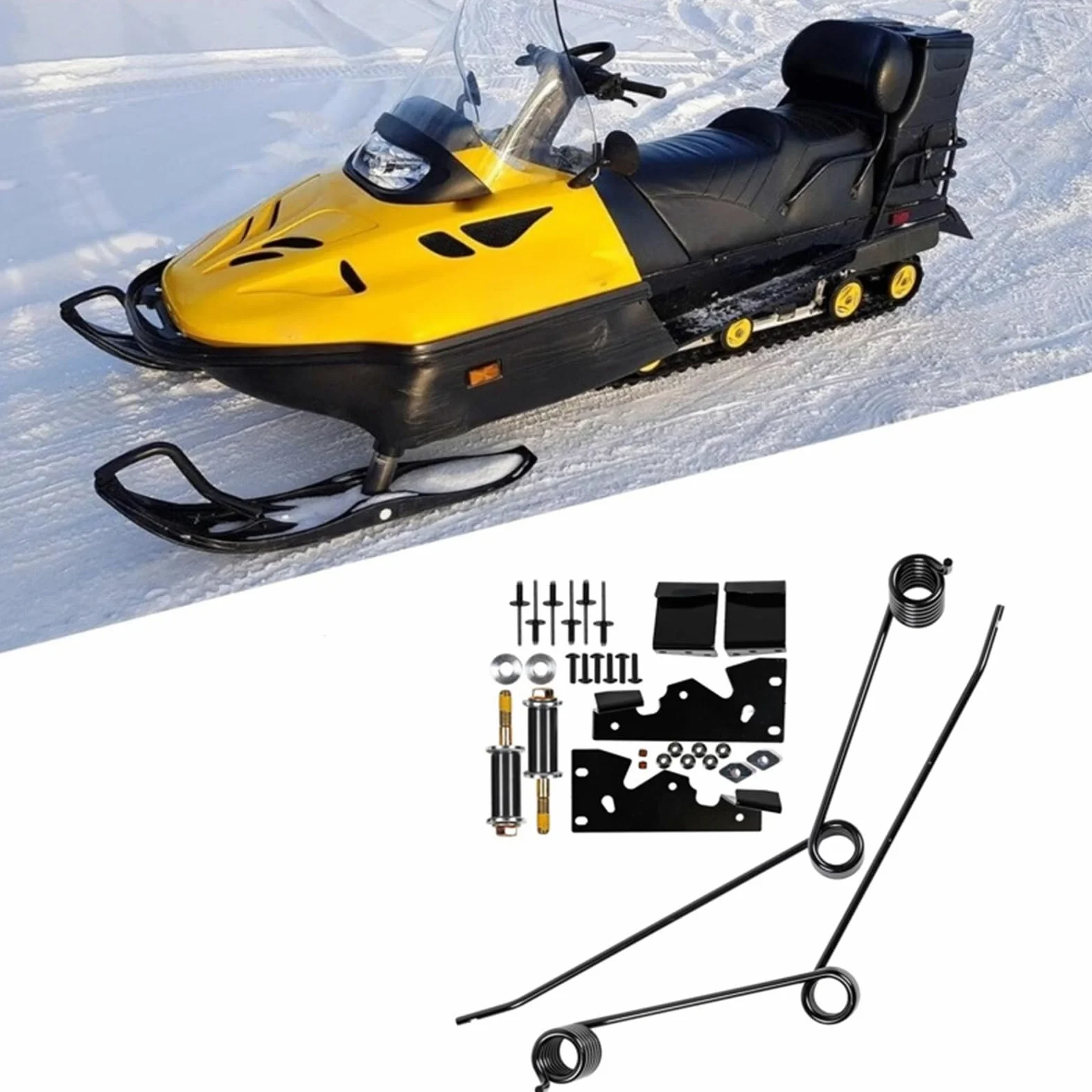 Juego de rascadores de hielo de alta eficiencia de fácil instalación con herramientas para la configuración rápida del túnel de motos de nieve 860202267 860201107 860202288 juego de rascadores