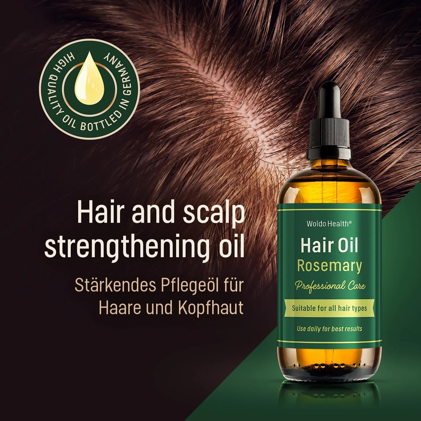 Aceite de Romero para el Cabello con Biotina y Vitamina E 100ml