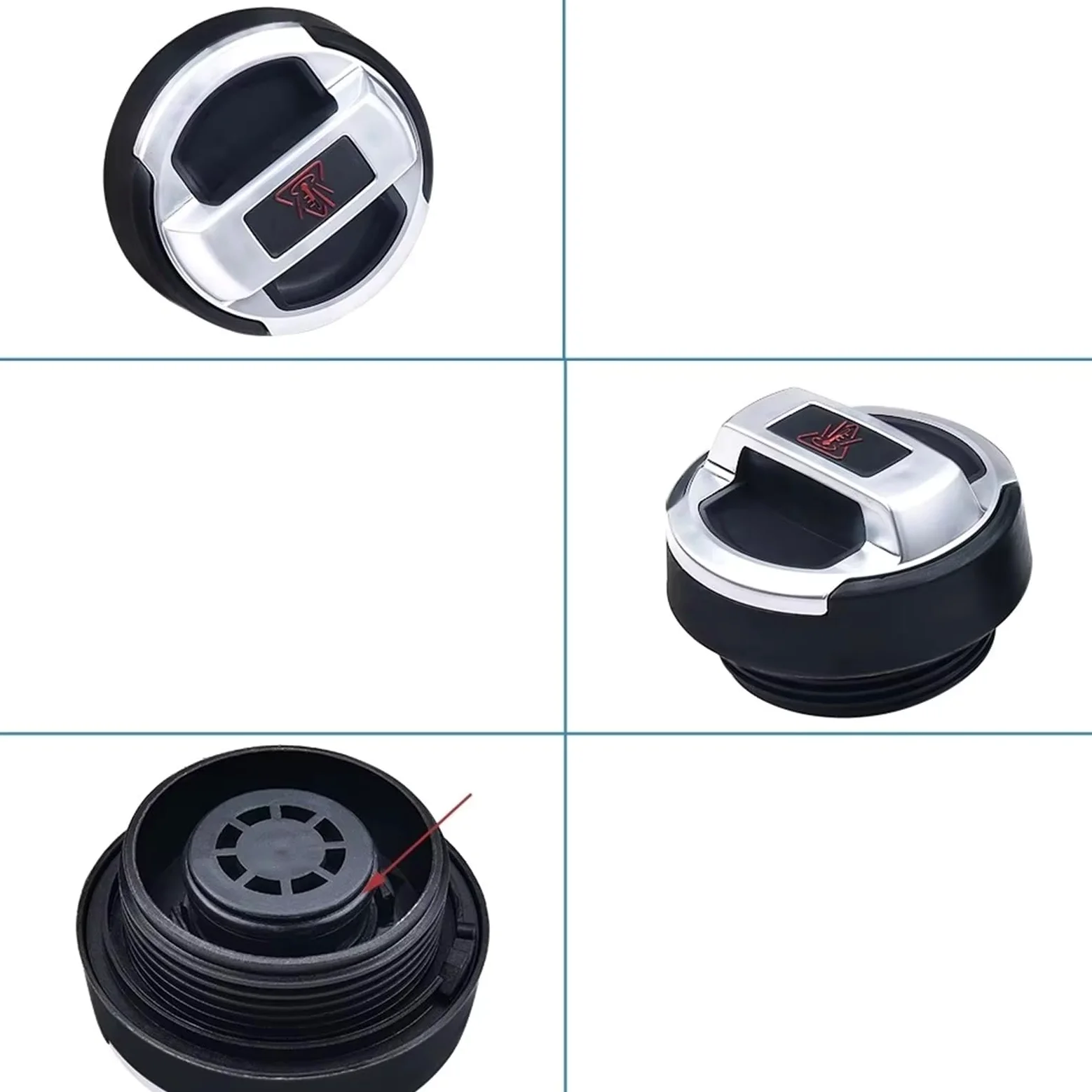 Tapón de llenado de aceite de motor Para SKODA 420103485B Tapa Depósito Expansión Refrigerante Y Aceite 420121321 Accesorios Repuesto Cubierta Conectores Tapón Motor(K1)