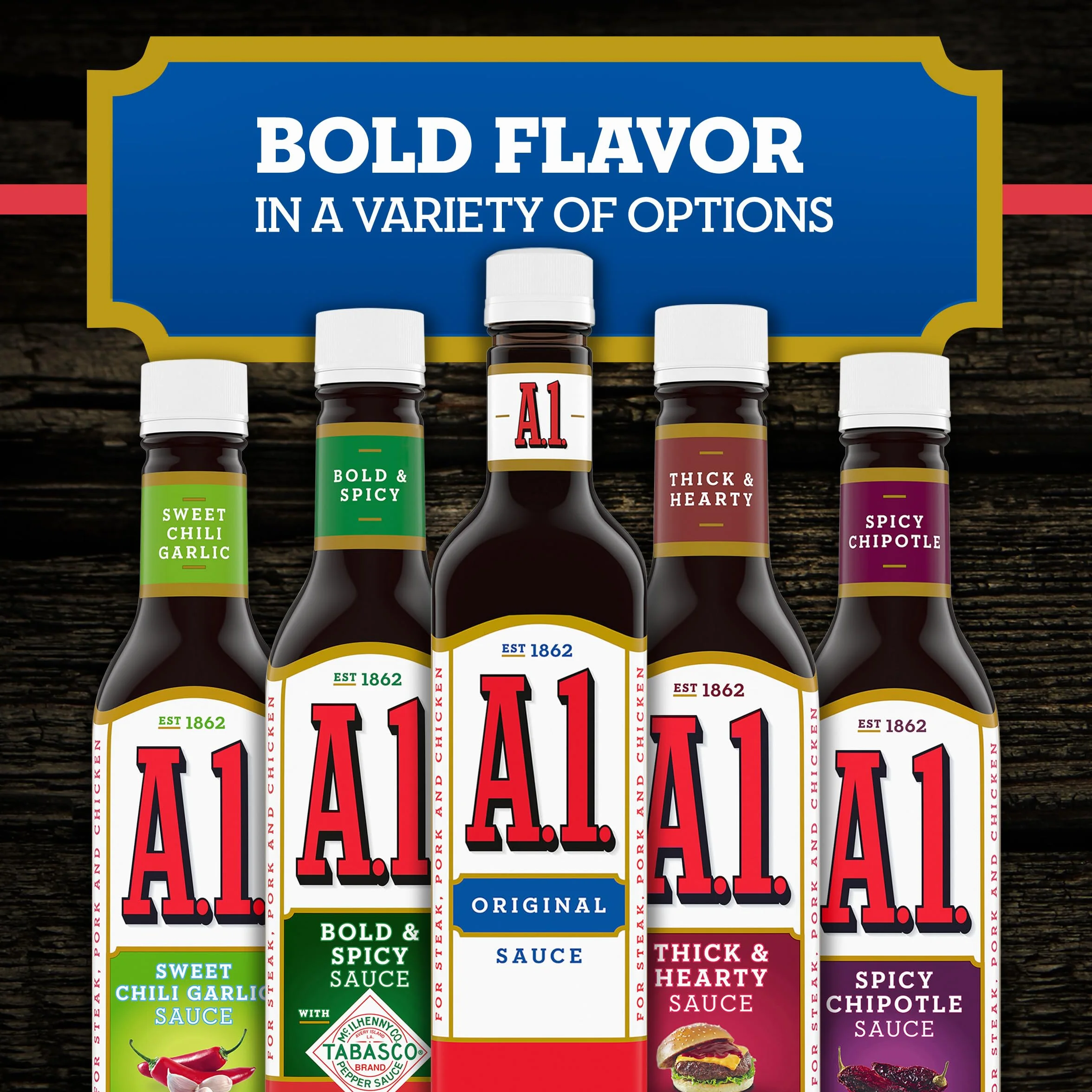 A1 Steak Sauce 425g Flasche