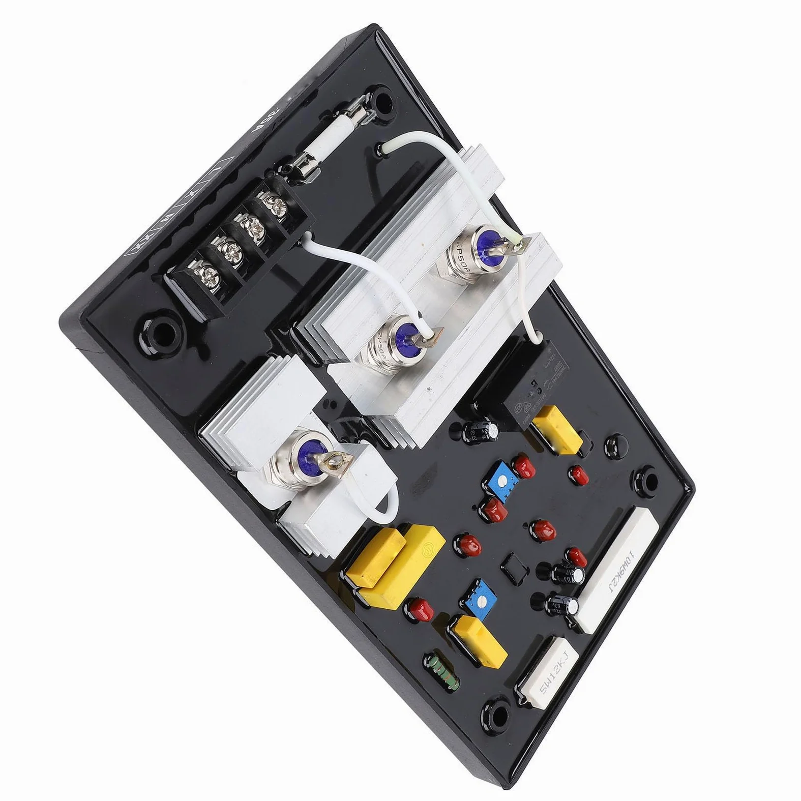 Regulador de Voltaje del Generador, Estabilizador de Voltaje Automático con Resistencia de Alta Precisión y Excelente Condensador para Protección de Sistemas de Energía y Equipos Eléctricos