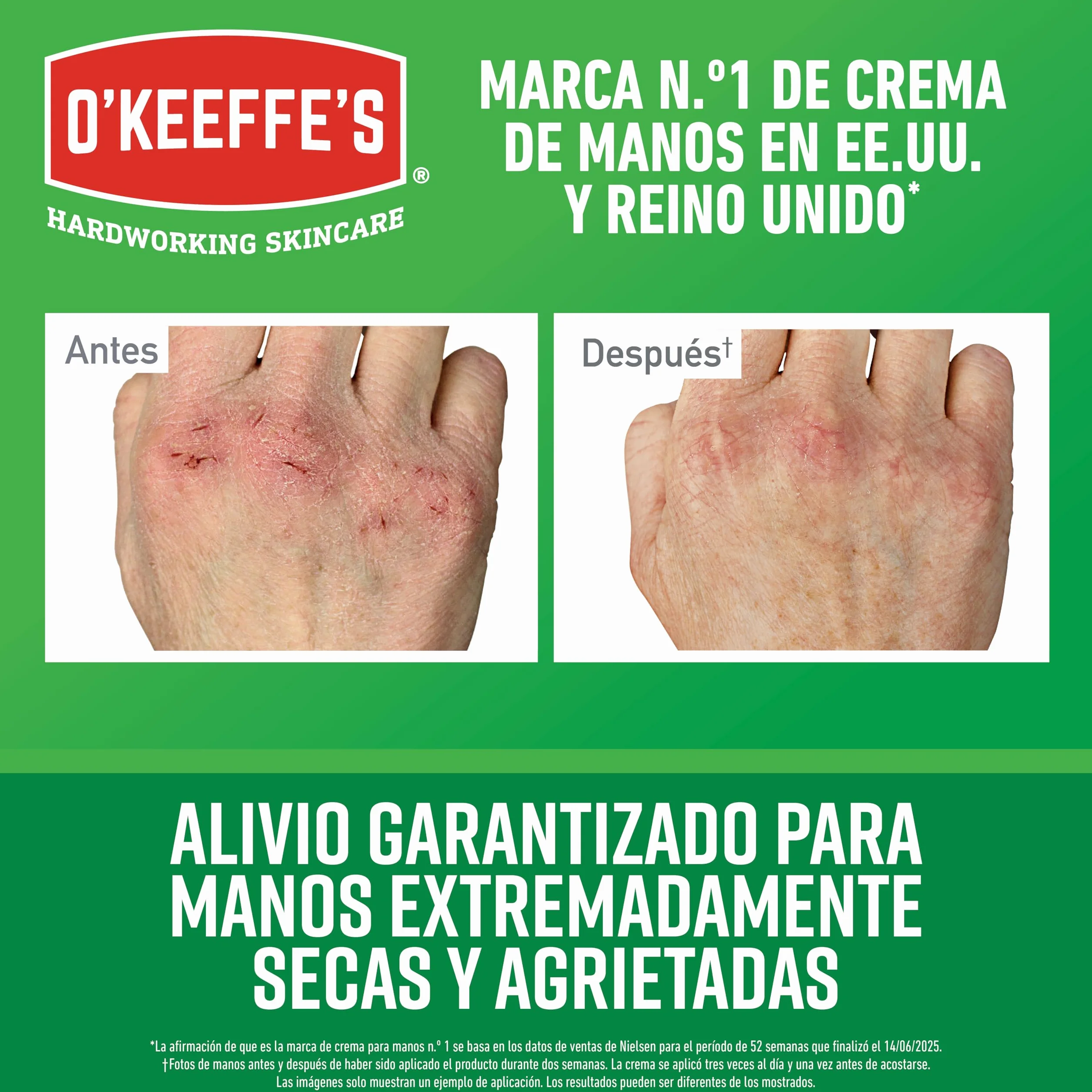 O`Keeffes Working Hands Crema para manos secas y agrietadas 80ml