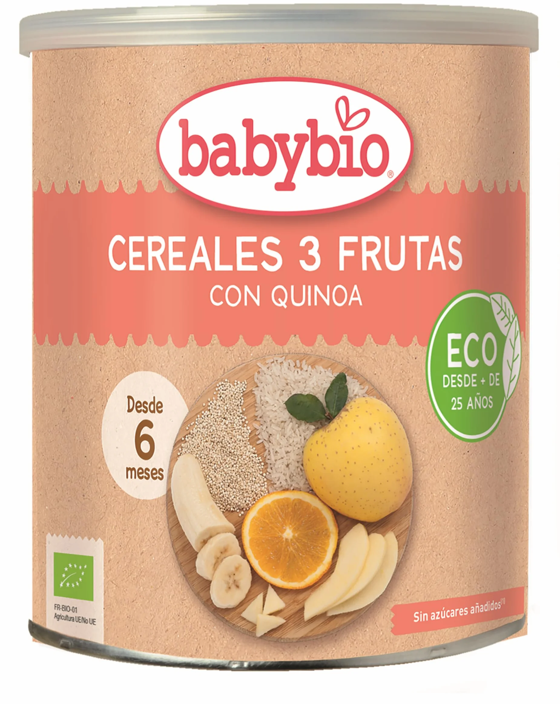 Babybio Cereales Frutas Con Quinoa 220 G Desde 6 Meses Bio