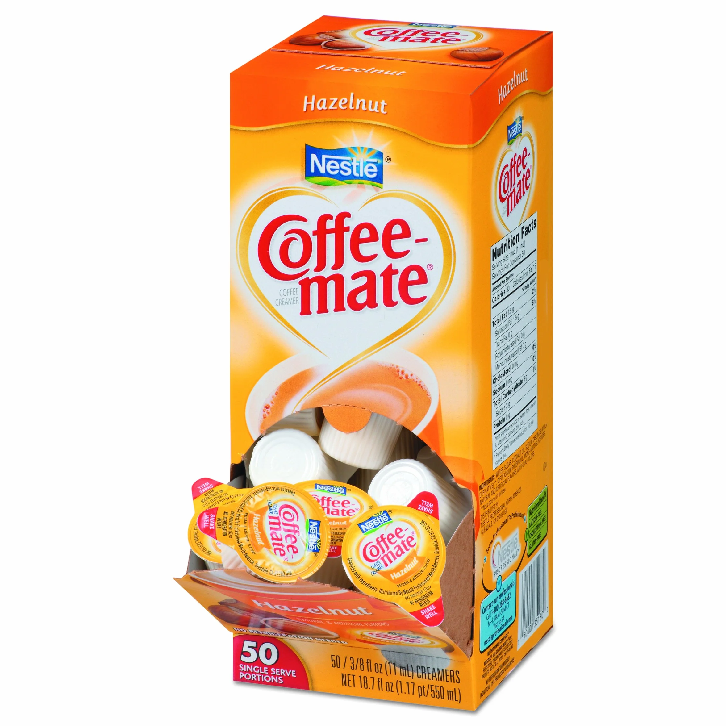 Hazelnut Creamer 0.375 oz 50 Creamers Box