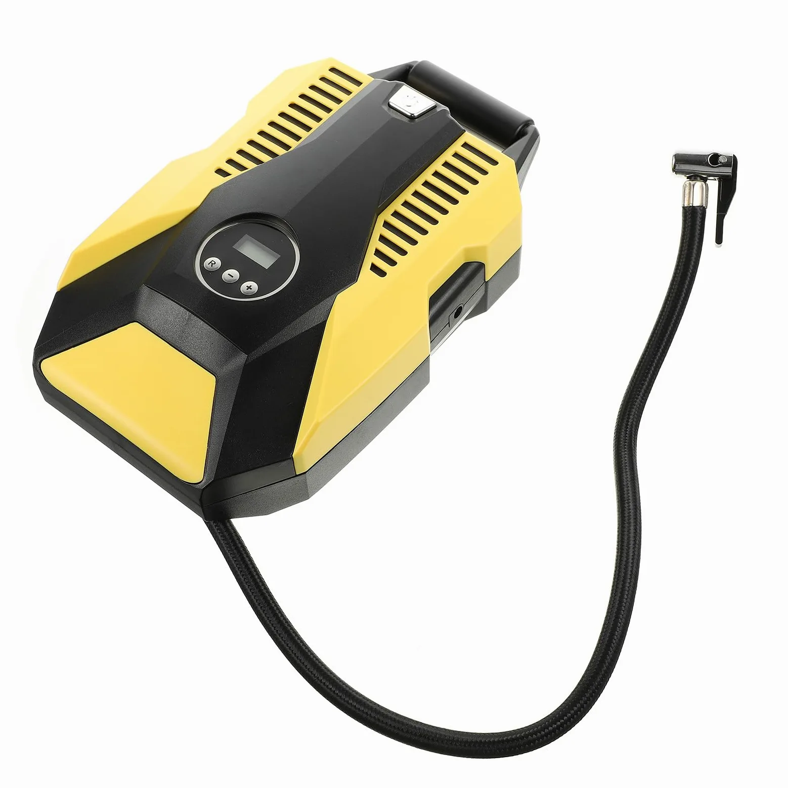 ifundom Inflador de Neumáticos Eléctrico Portátil con Manómetro Digital, Bomba de Aire 12v para Coche, Compresor de Aire Compacto y Automático para Inflado Seguro y Rápido, Uso Automotor