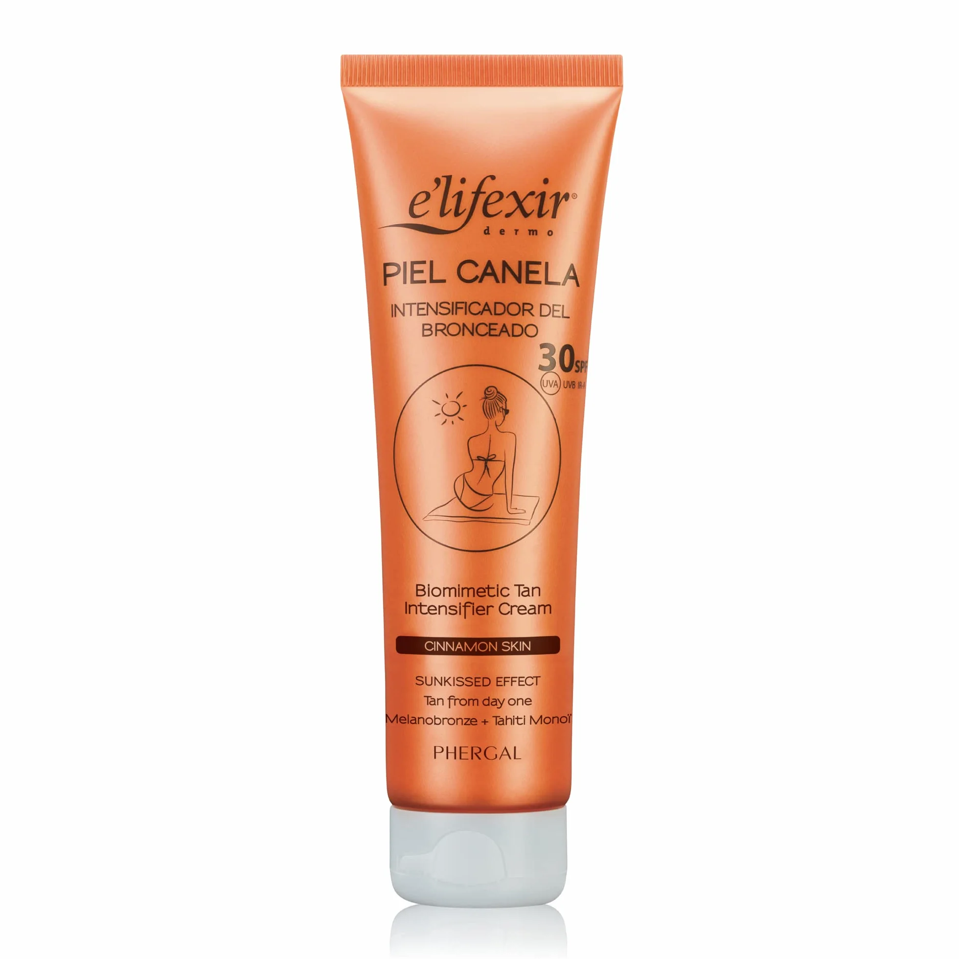 Elifexir Piel Canela SPF 30 Gel Bronceador Waterproof 150ml