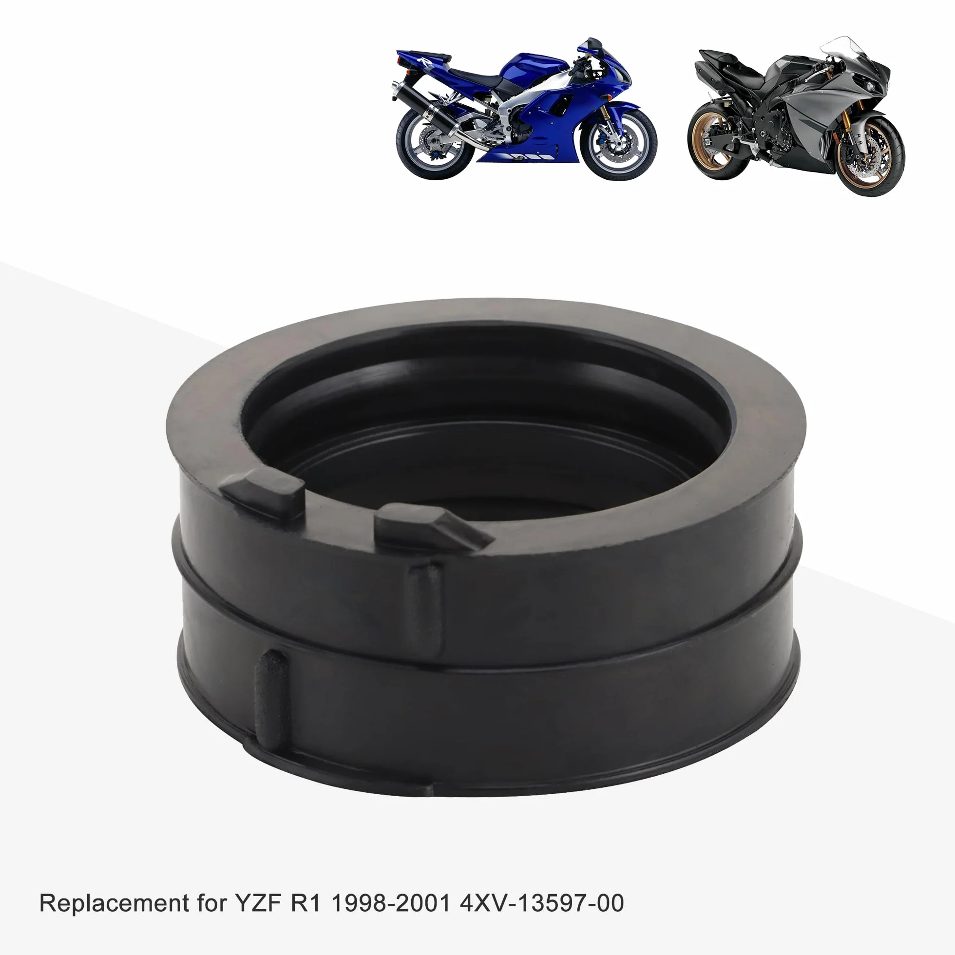 GOOFIT Capucha Antipolvo Del Maniquí De AdmisióN Del Carburador Reemplazar Para YZF R1 1998-2001 4XV-13597-00