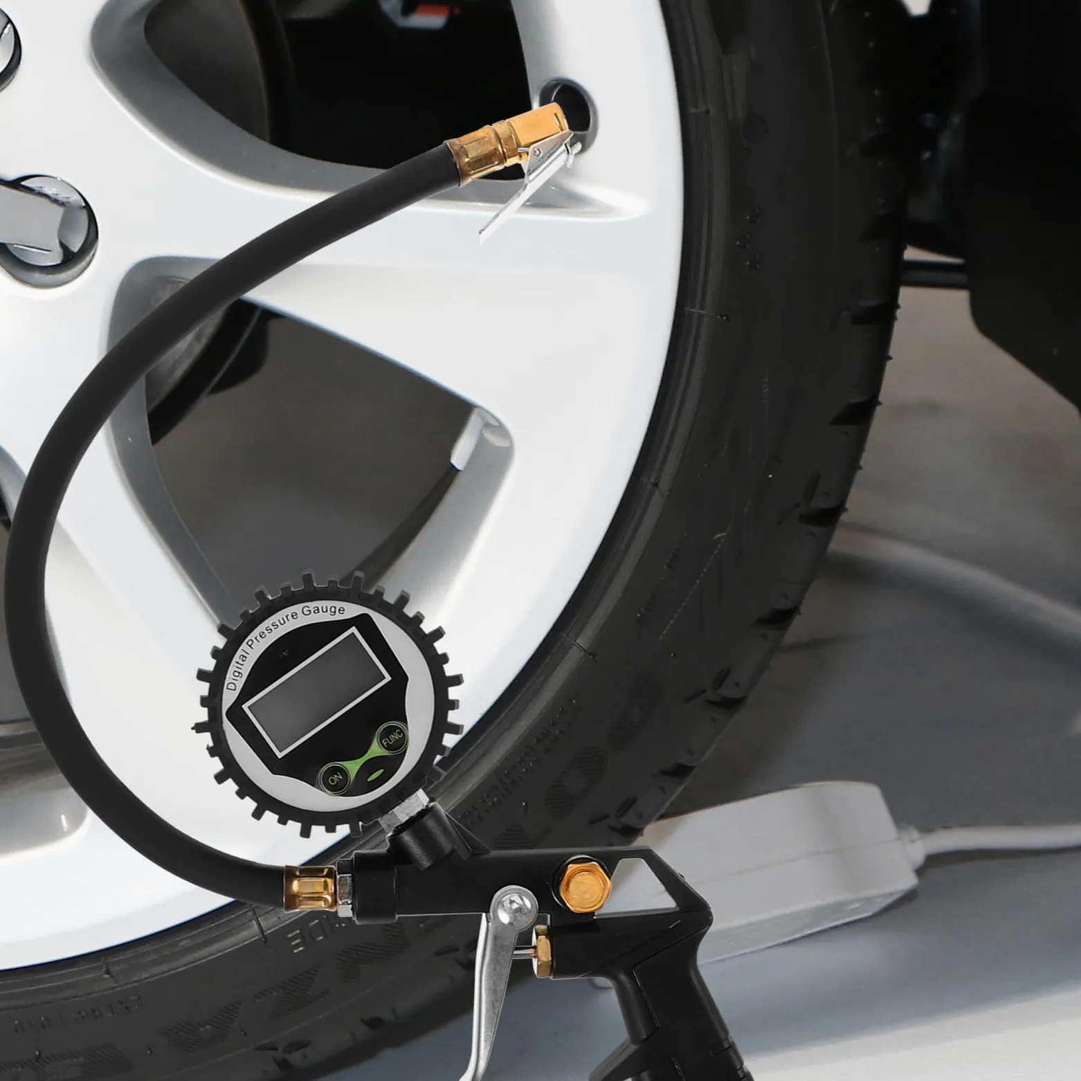 Manómetro Digital Mano y Precisión en 837 1.6% de Presión de Neumáticos Resistente y Fácil de Usar para Bicicleta y Suv