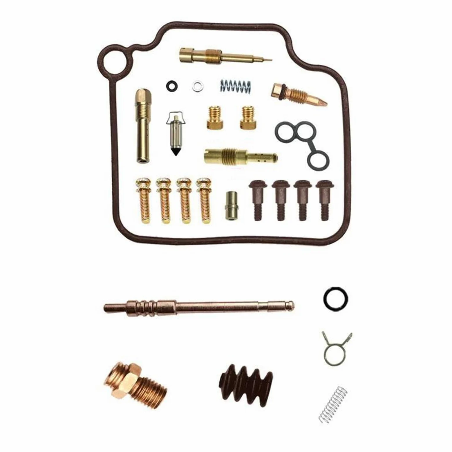 Carburador Puesta A Punto Kit De Reparación Carburador Motocicleta Para PIAGGIO 125. Incluye Diafragma, Émbolo, Flotador Y Membrana (BYQ125T) Accesorios(Conjunto 7)