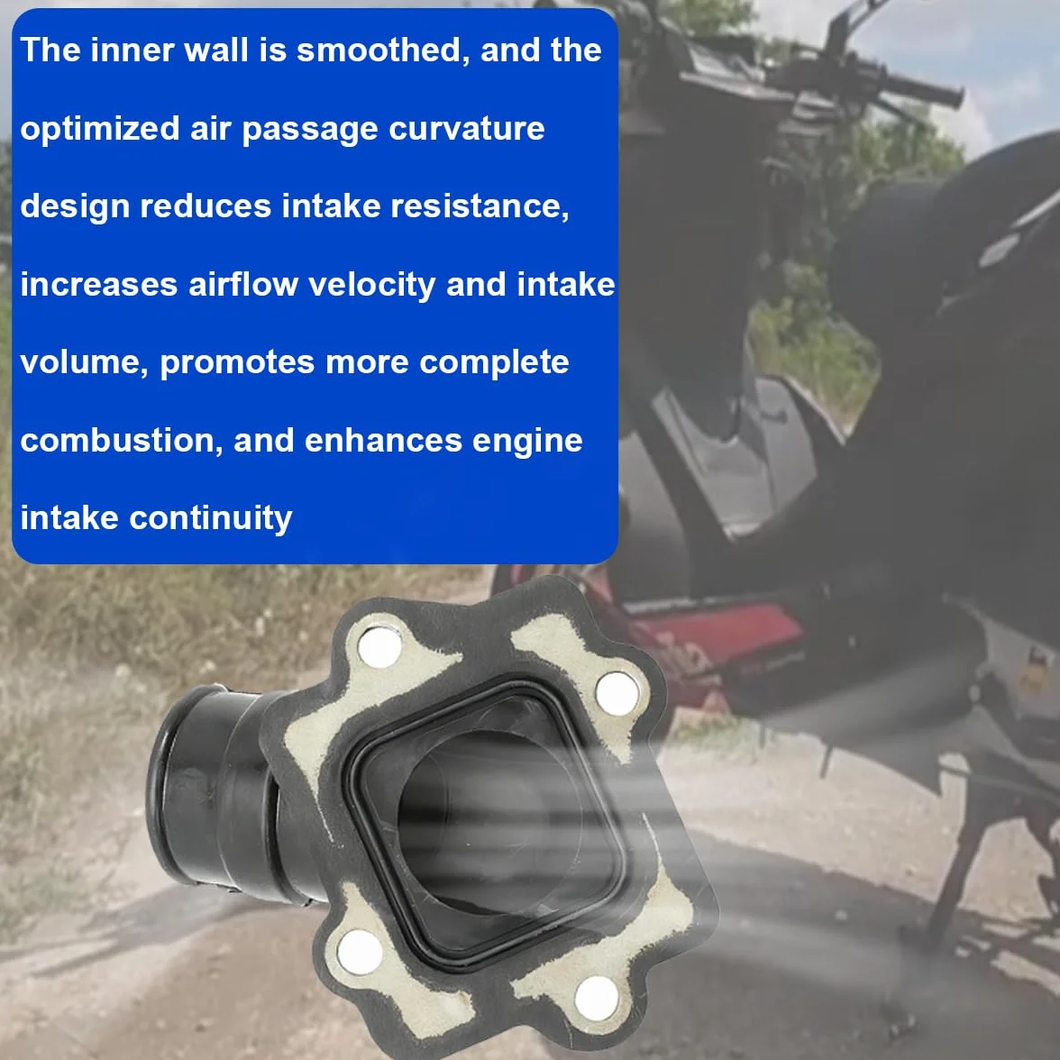 Juego de juntas para válvula de láminas del colector de admisión de motocicletas para Aprilia SR50 para Yamaha Aerox Jog 50 para Polaris motores de 2 tiempos 49 cc 50 cc scooters ciclomotores