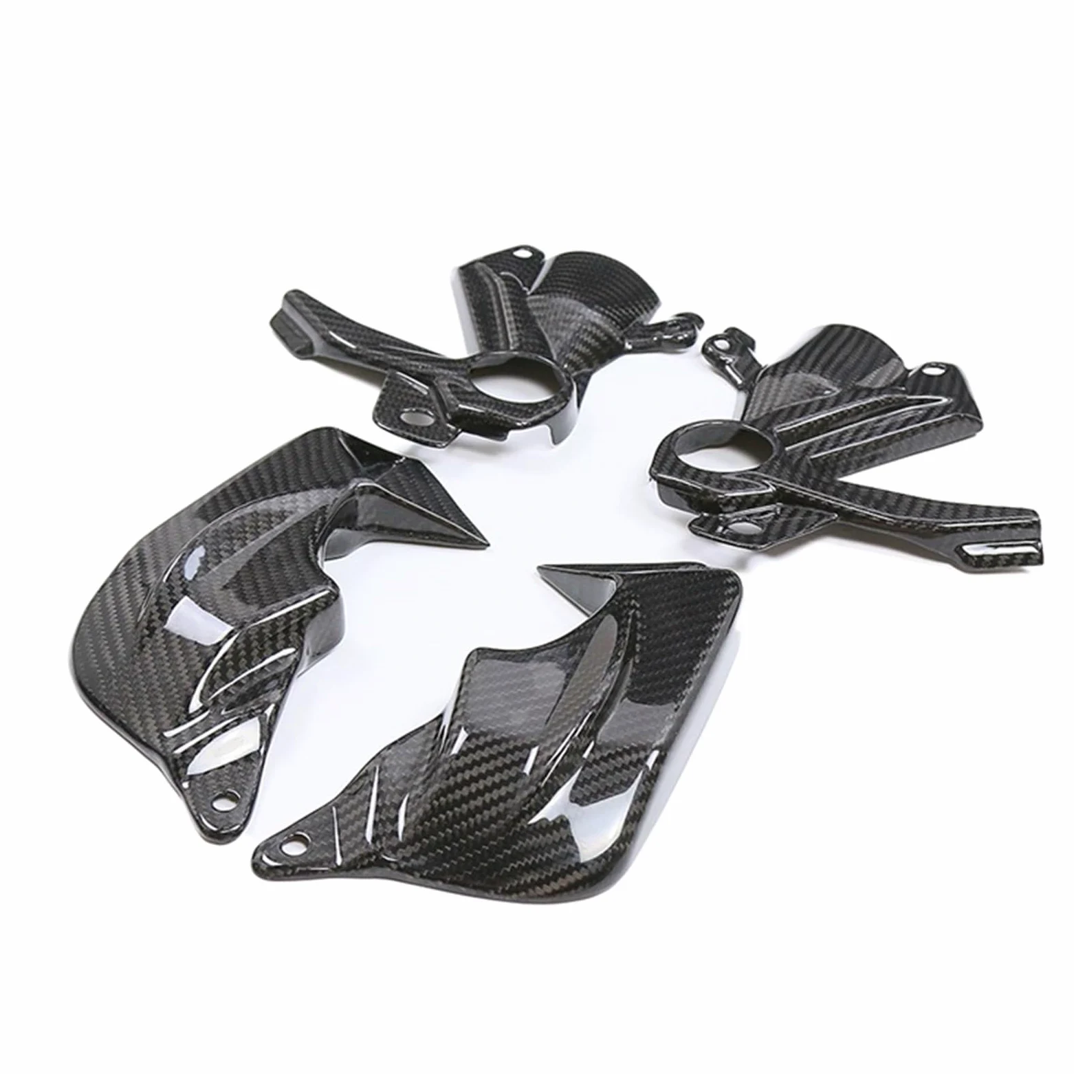 Conductos de refrigeración de Aire de Pinza Refrigeración para Pinza de Freno de Motocicleta de Fibra de Carbono seco 3K, Enfriador de radiador, Aptos para S1000RR, M1000R, HP4 (2019-2022)