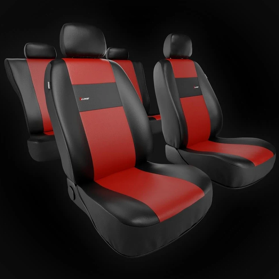 Mossa Fundas Asientos Coche aptas para Seat Ibiza II III IV V 1993-.. XL-RD | Hatchback, SportCoupé, Sportstourer