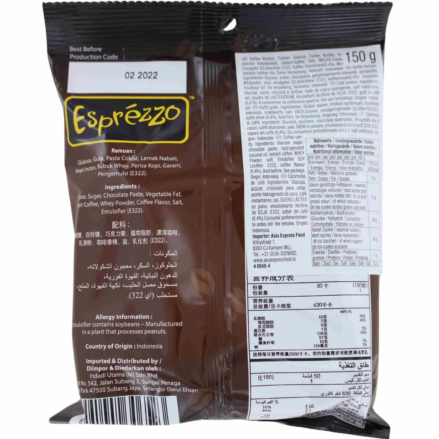 ESPREZZO Bombones de café 150 g