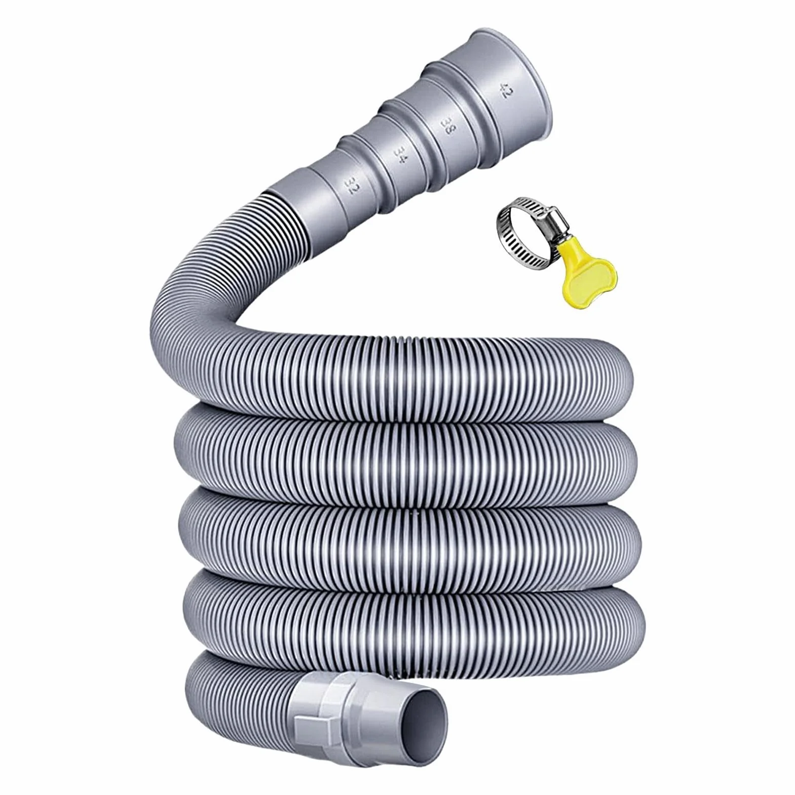 Manguera Para Evacuación De Autocaravana, Tubo De Alcantarillado Paras Caravanas Con Adaptador Ajustable, Tubo Des Drenaje Plegable, Para Viajes Y Aire Libre