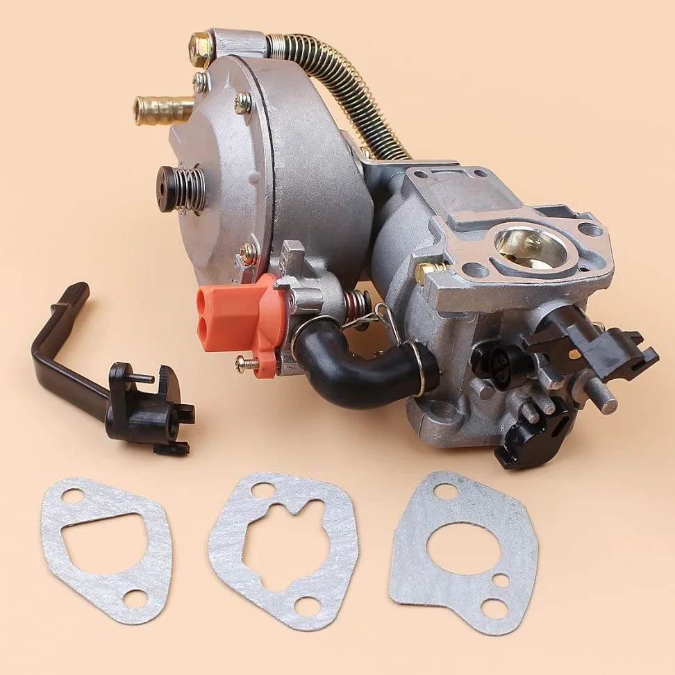 Carburadores GENERADOR GENSET para GX160 168F EC2500 para C/CL/CX Series Gasolina/LPG/CNG Kit DE CONVERSIÓN DE CARBURADOR DE Combustible Dual Conjunto Carburador