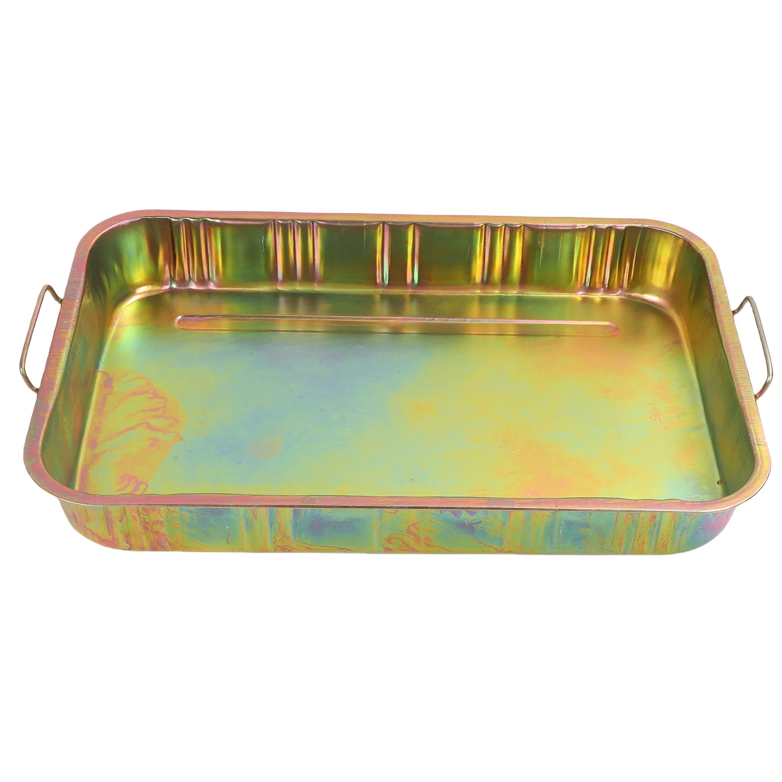Bandeja de drenaje de aceite Torvex, bandeja de goteo de drenaje de aceite de gran capacidad de 45 litros, recipiente de recolección de aceite para mantenimiento automotriz,
