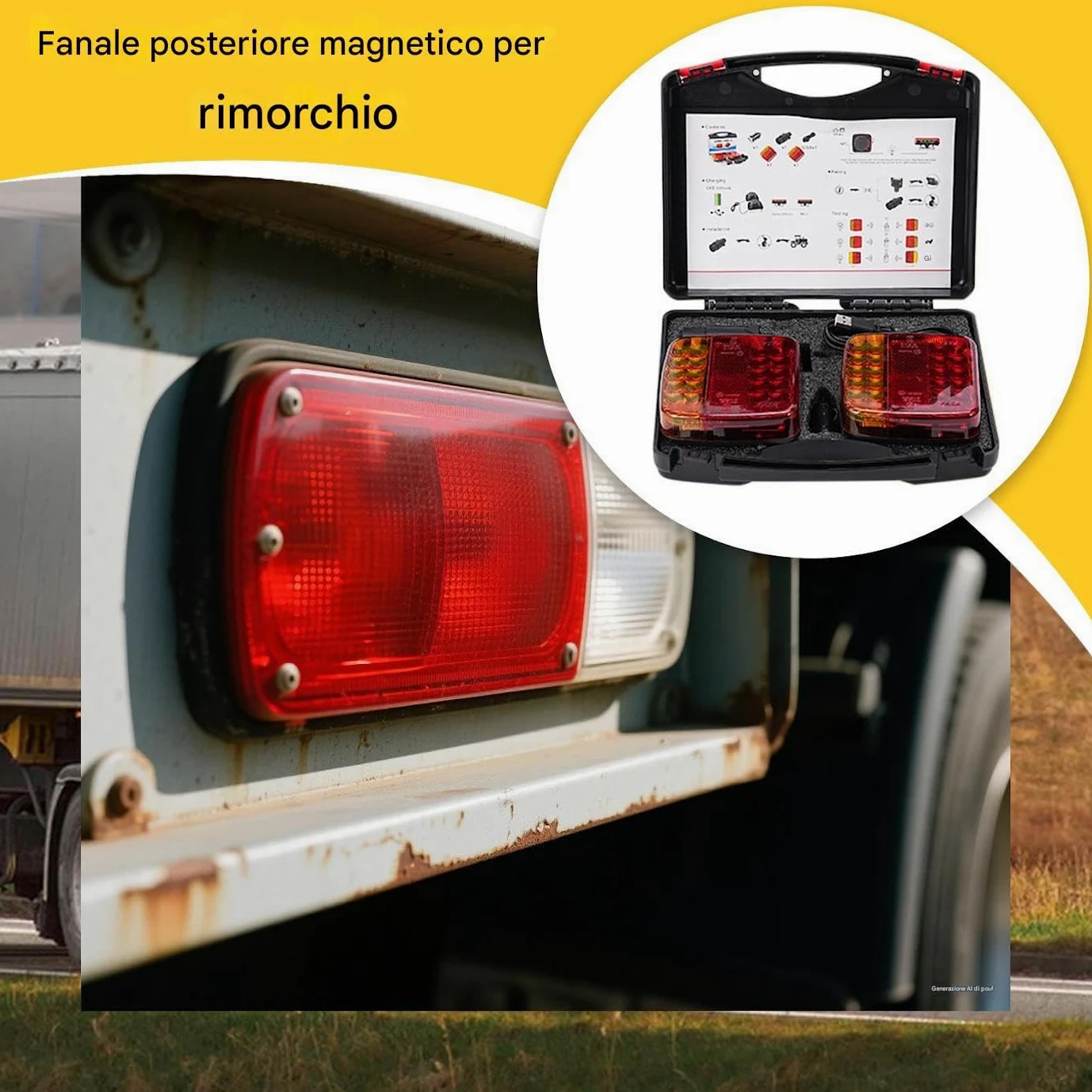 Luces Traseras De Recambio Para Remolque Lámpara De Advertencia De | Pilotos Posteriores Advertencia Remolque Arrastre Para Conducción Nocturna