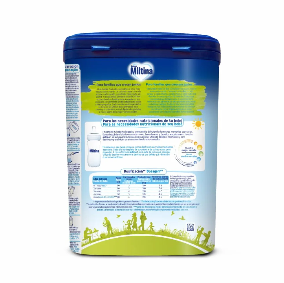 Miltina 1 Leche Infantil para Lactantes desde el Nacimiento
