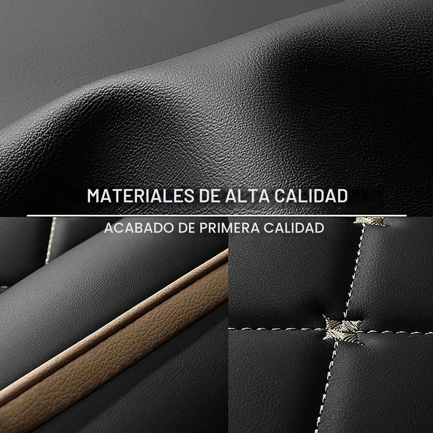 Funda Asiento Coche para Nissan Qashqai 2016-2021, Fundas Asientos Coche Universales, Juego Completo de Fundas de Cuero Impermeables, Funda De Asiento-5 Plazas (Color : C(Red))