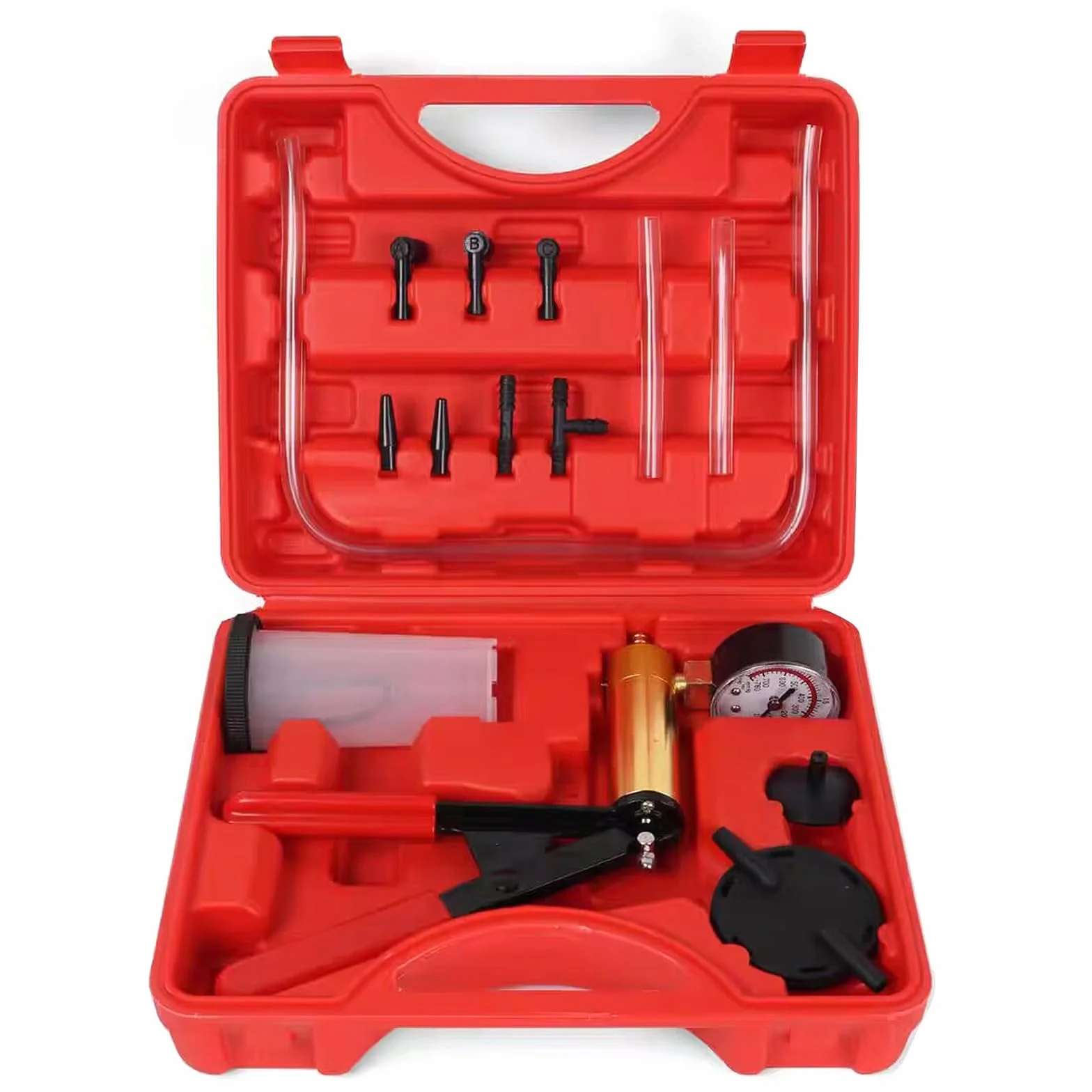 Kit profesional para purga de líquido de frenos, bomba manual para vaciar fácilmente los frenos de coche y moto