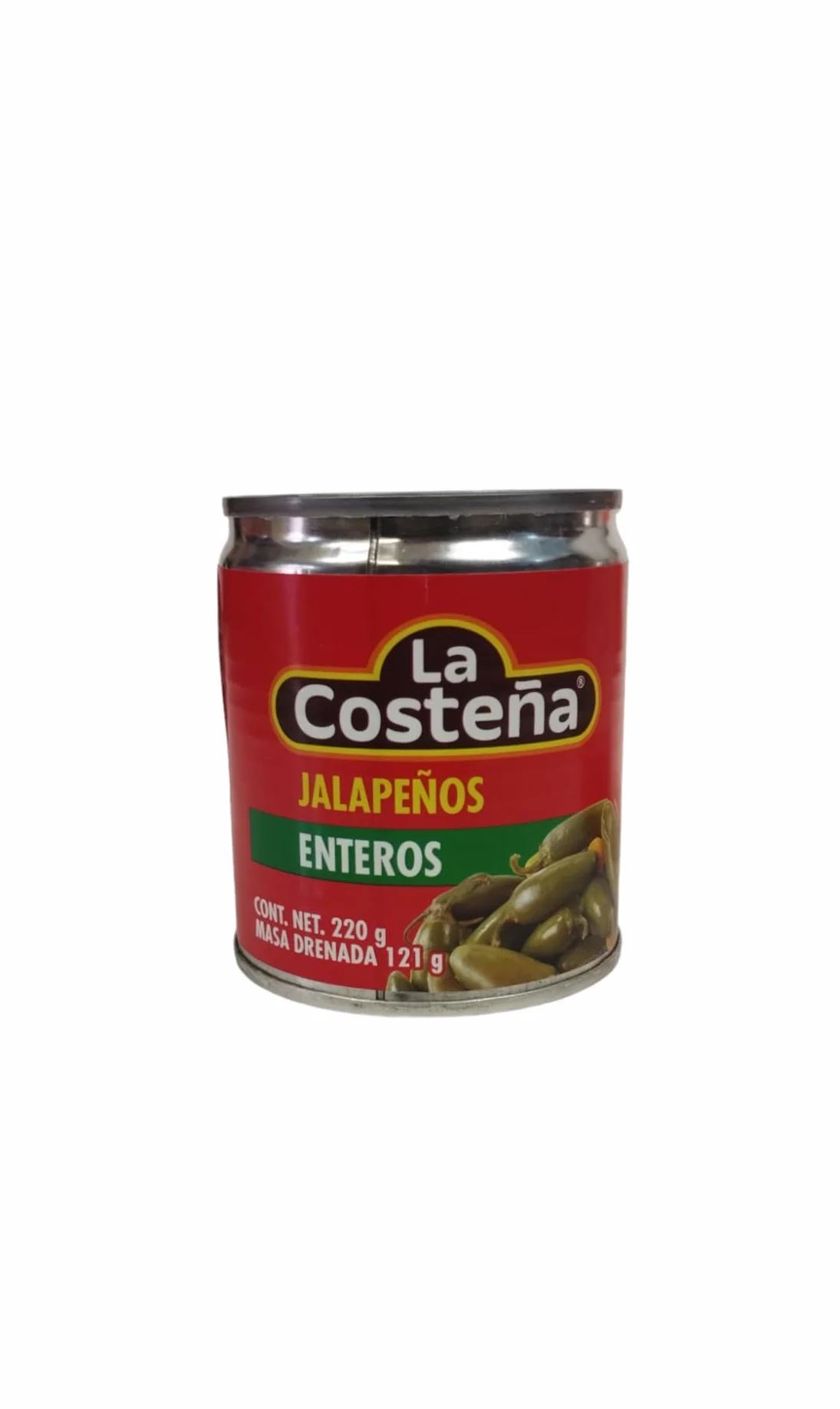 LA COSTEÑA JALAPEÑOS ENTEROS 220 g