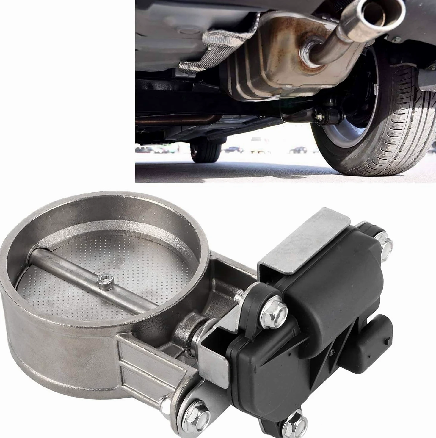 Control de v¨¢lvula de escape Aramox para E82 E88 F2X F3X, v¨¢lvula de escape de control el¨¦ctrico, corte de baja presi¨®n para bajante Catback(D51 para tuber¨ªa de 2 pulgadas)