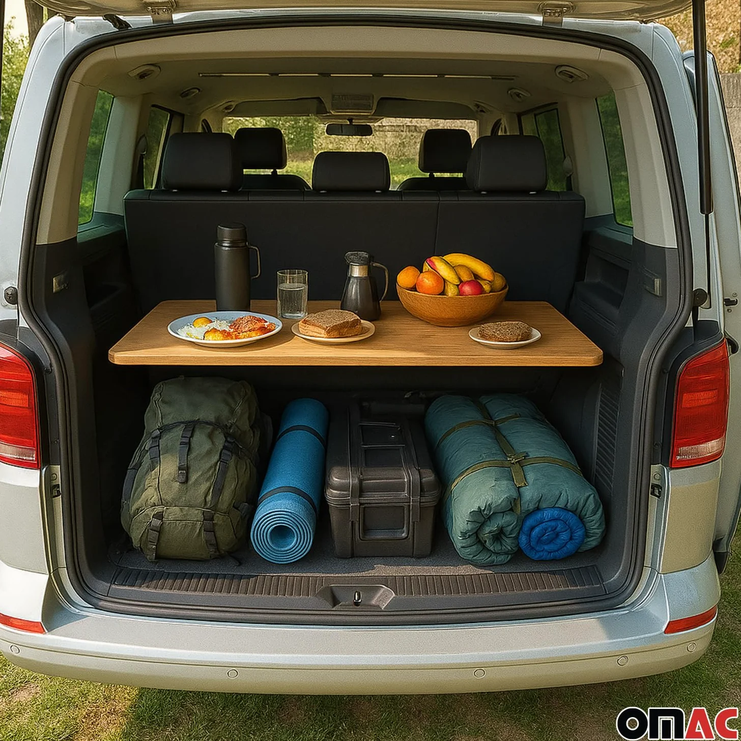 OMAC Multiflexboard Bettverlängerung Ablage Compatible con VW Multivan T5 T6 2003-2024