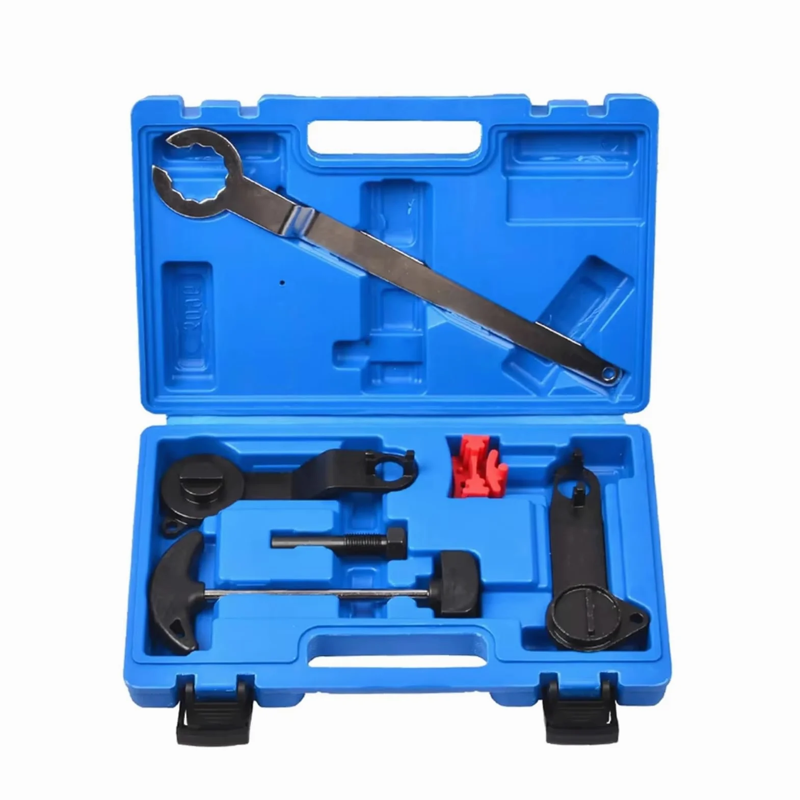 Kit Herramientas Bloqueo Compatible Con Seat Para Ibiza 2012-2015 Para Leon Para Toledo Motor Coche Tensor Cadena Doble Herramienta De Bloqueo Polea Árbol Levas OEM: T10477