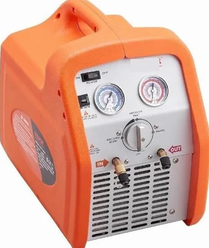Máquina portátil de recuperación de refrigerante para HVAC, herramienta de recuperación eficiente de CA para refrigerante líquido
