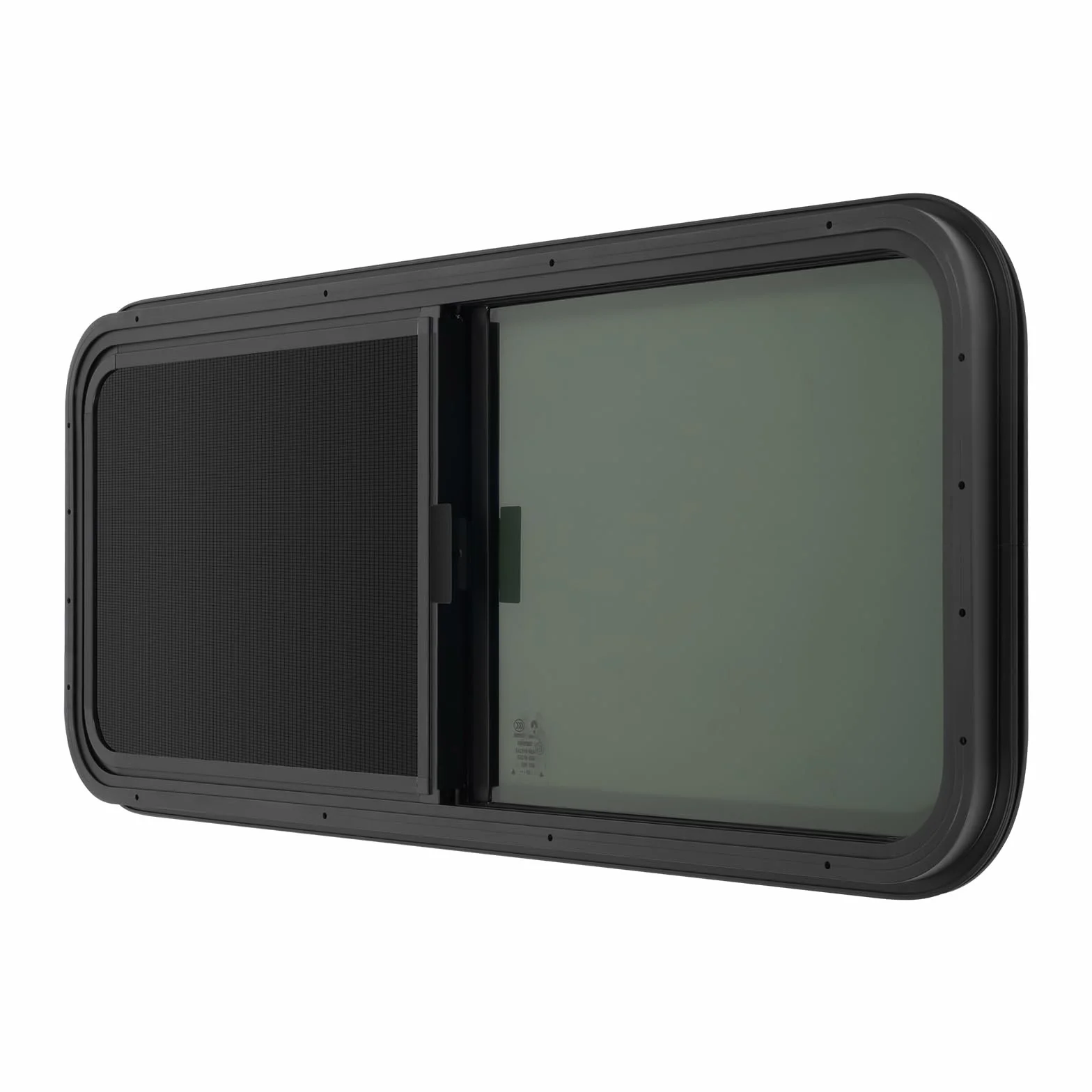 Ventana Lateral de Caravana, Corredera con Protección contra Insectos, Repuesto para Autocaravanas, Remolques, Camionetas u Otros Vehículos (1000 x 400 mm)