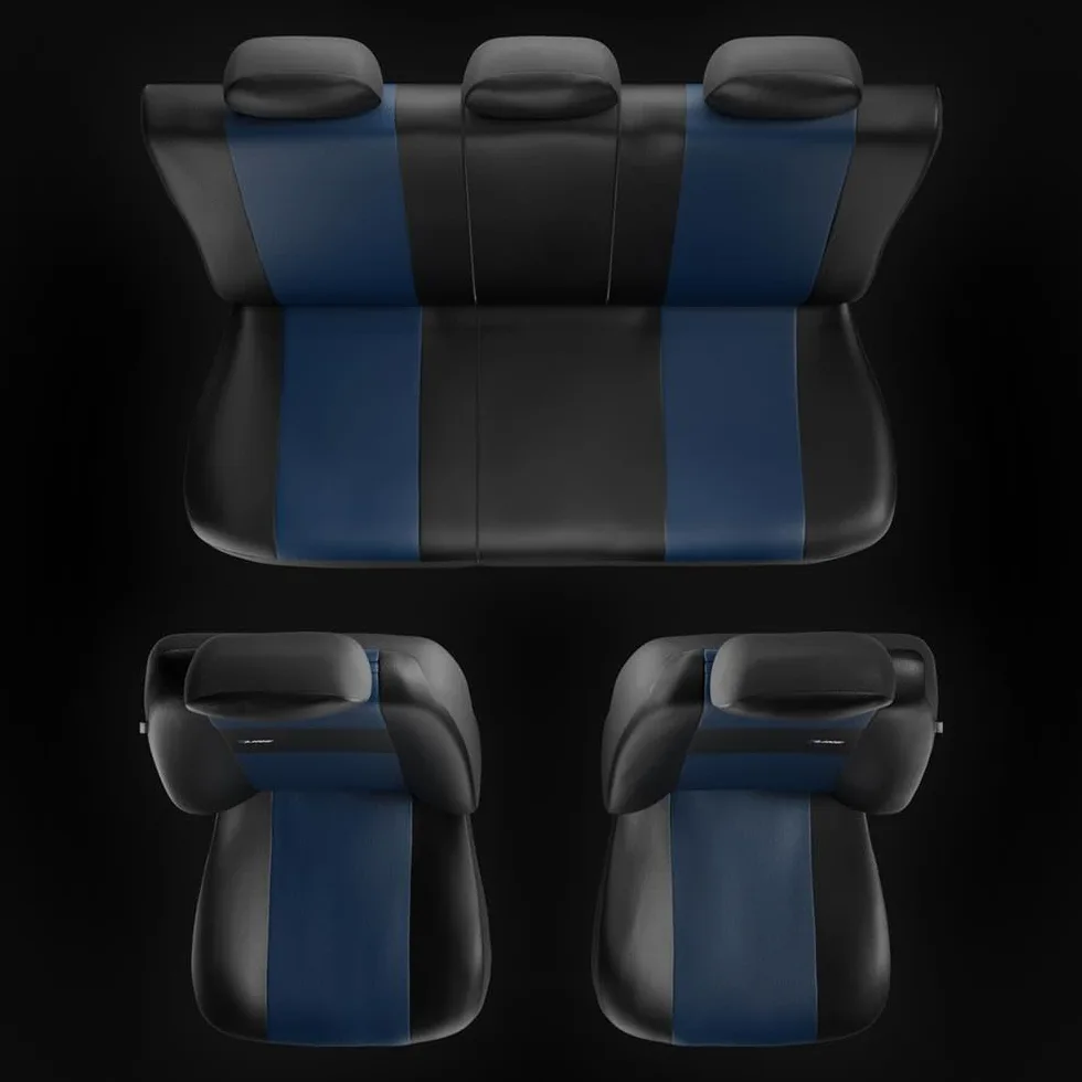 Mossa Fundas Asientos Coche aptas para BMW 5 1995-2024 XL-BL | Berlina, Touring - Berlina, Touring, E39, E60, E61, F10, G30, G31