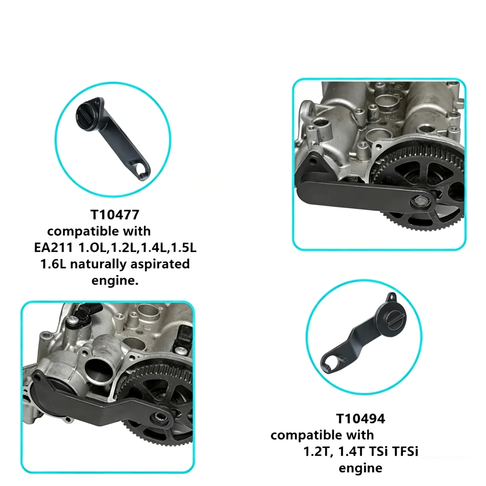 Compatible Con Seat Para Leon 2013 1,2 1,4 TSI TGI Juego Herramientas Árbol Levas Sincronización Motor Gasolina, Herramientas De Mantenimiento De Motor Herramienta Correa Distribución