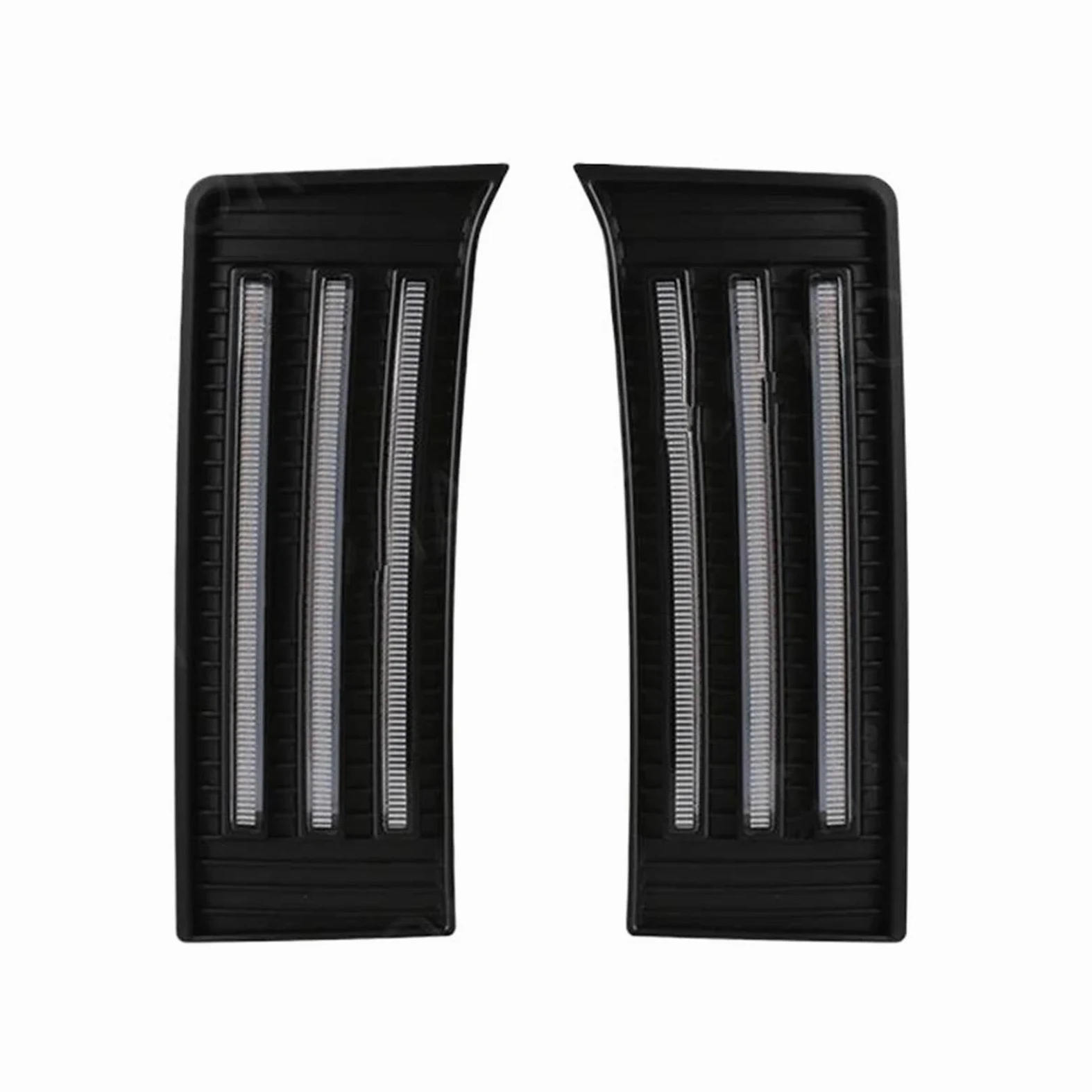 Genérico Faro Antiniebla Luces Diurnas LED DRL Para Toyota Para Tundra 2022-2023 Blancas Intermitentes Amarillas Accesorios Impermeables Para Coche Luz Antiniebla Delantera