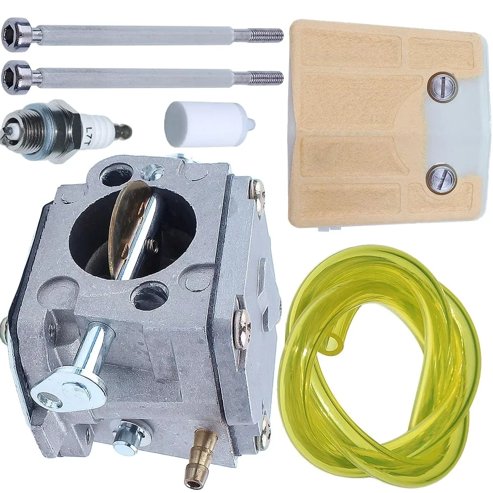 Kit de carburador con filtro de combustible compatible con motosierra 625 II 630 503280316 Motosierra Gasolina Accesorios de jardín