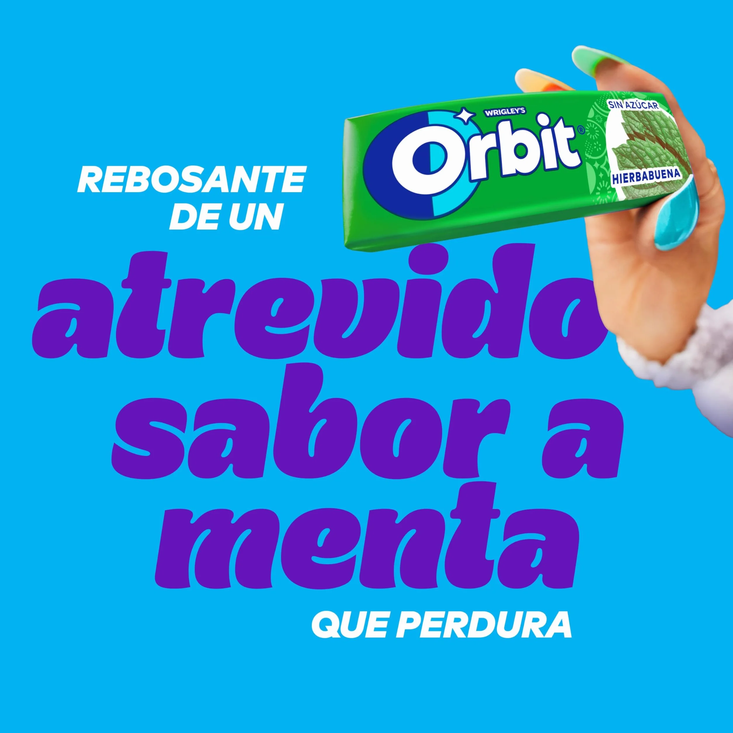 Orbit Chicles Sabor Hierbabuena Paquete 30 X 14 Gr 420 Gramo