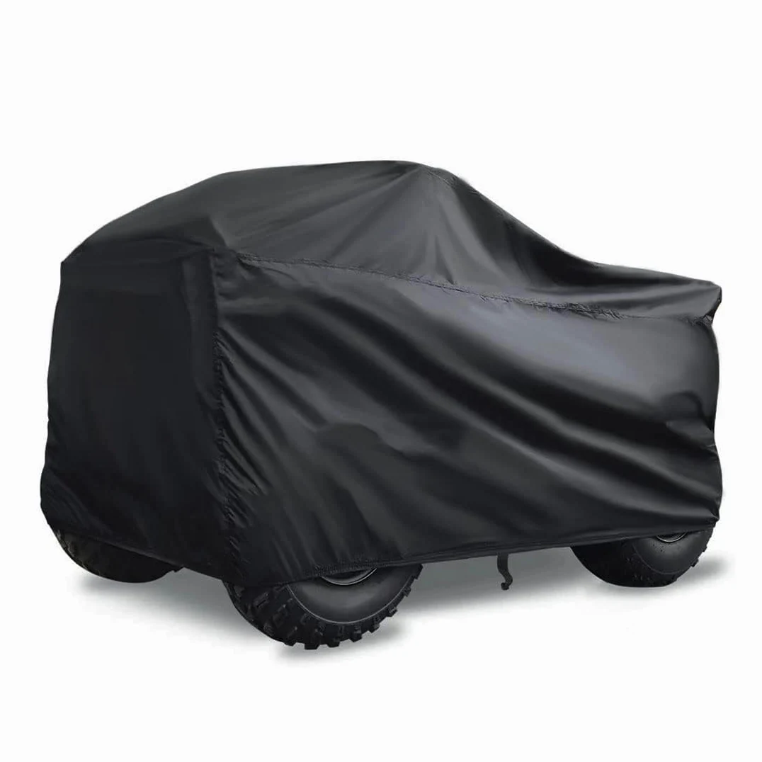 Funda para ATV Quad Moto Grande Exterior Protección 210D Impermeable contra el Polvo a Prueba UV 210 * 120 * 115cm