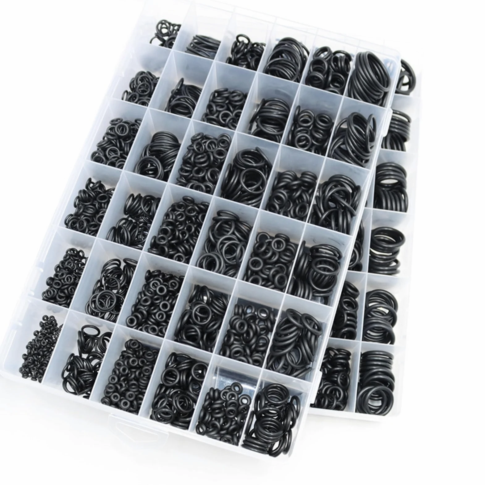Junta del motor de la motocicleta 3230p 36 tamaños Arandela de sellado junta tórica goma resistente al aceite Junta para fontanería Reparación grifos automóviles(3230pcs)